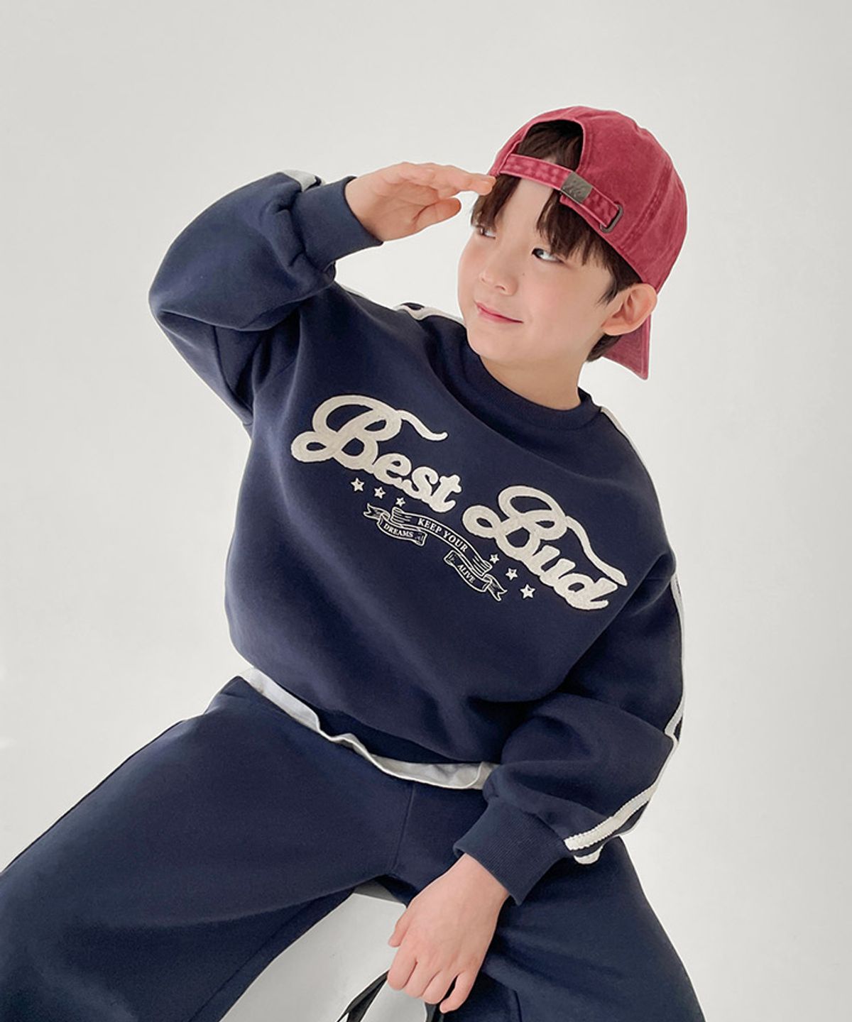 베리클로젯(BERRYCLOSET) [기모] 베스트 체인 상하세트