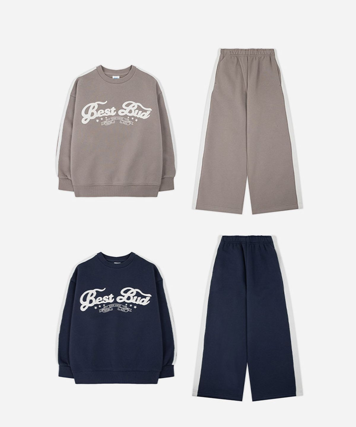 베리클로젯(BERRYCLOSET) [기모] 베스트 체인 상하세트