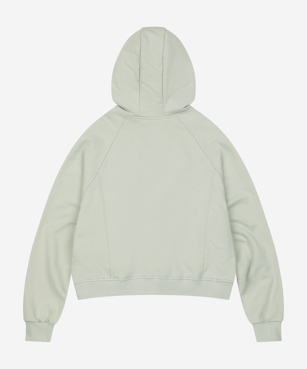 하트익스플로러(HEARTEXPLORER) Twist-pinched hoodie zip-up (mint grey)