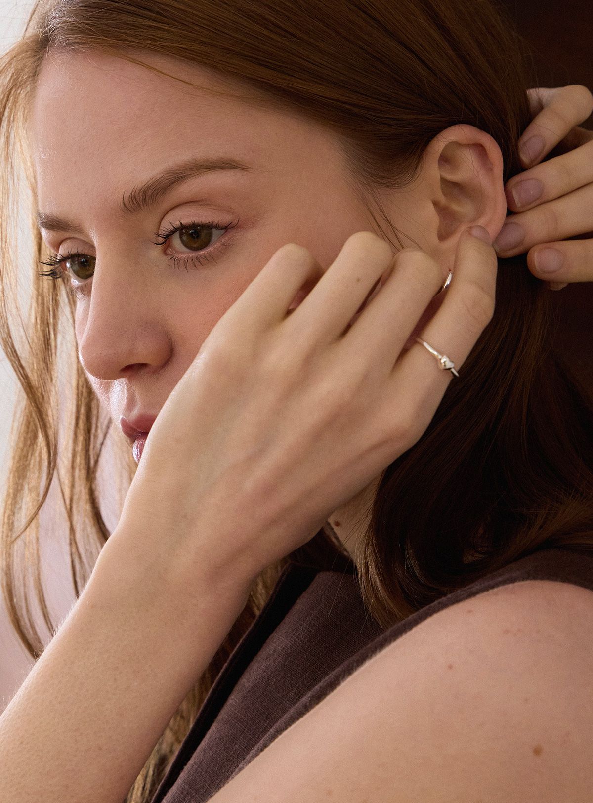 페이지플린(PAIGEFLYNN) [실버925] 모노 하트 오픈 반지