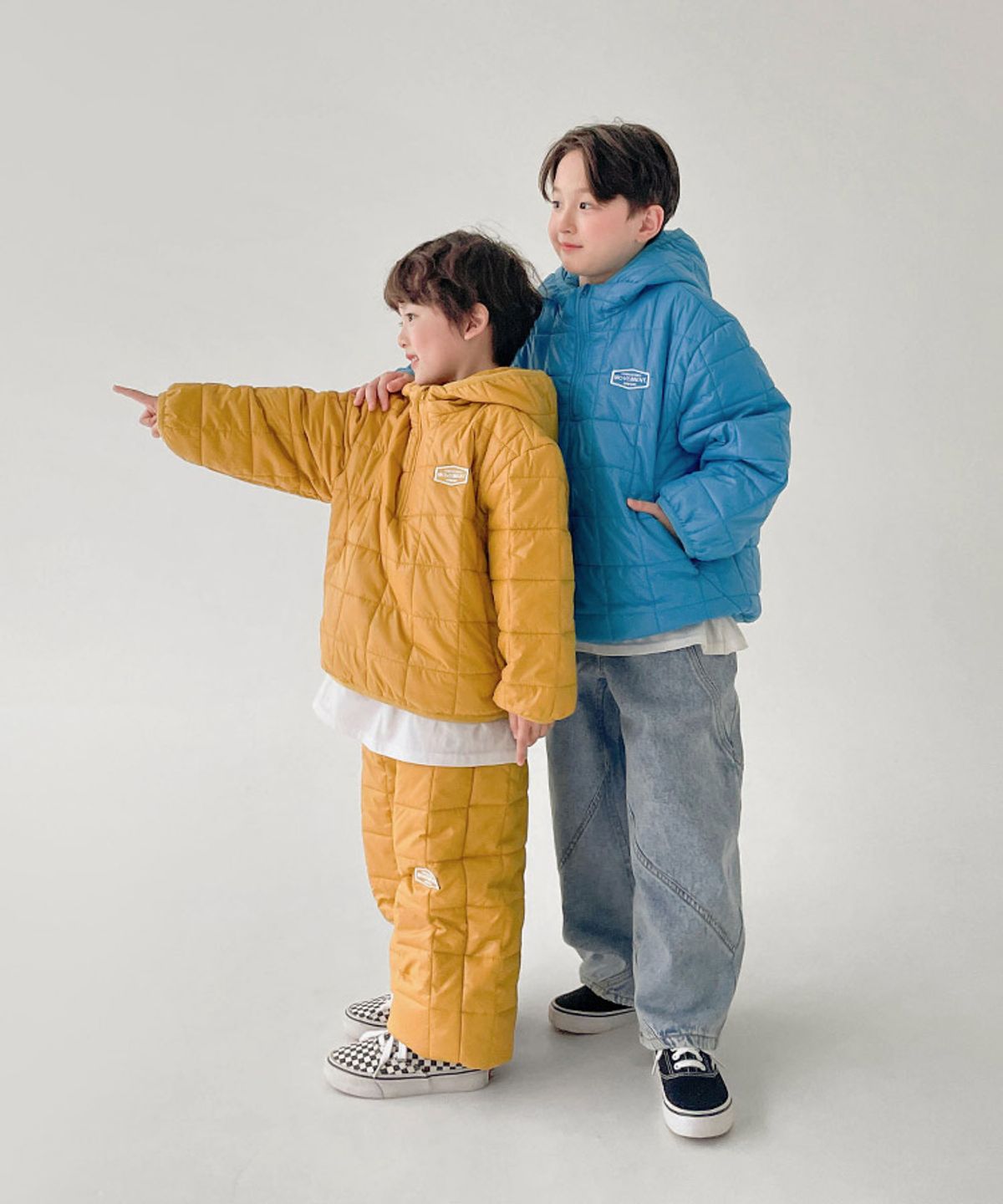 베리클로젯(BERRYCLOSET) 마이크로 패딩 조거 팬츠 (경량)
