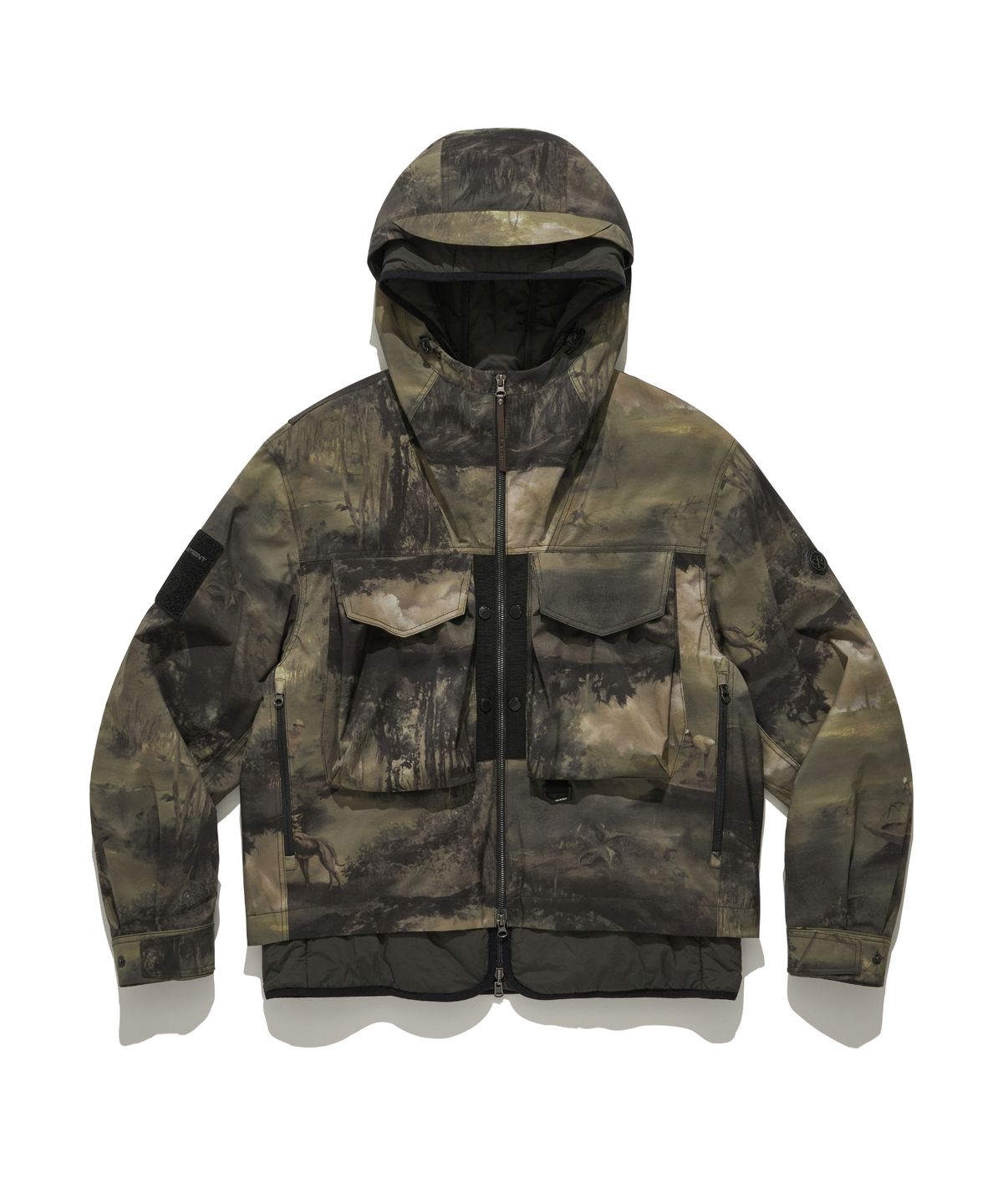 힐리먼트(HELEMENT) 리버 디테쳐블 패딩 자켓 (KHAKI)