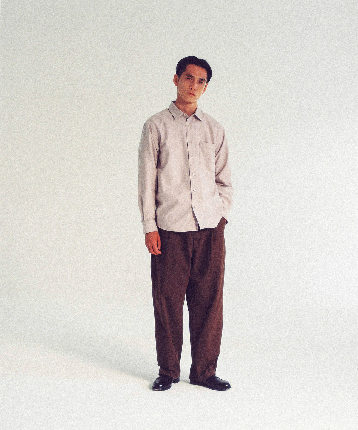 온셋(ONSET) ESSENTIAL OXFORD SHIRTS (Light Brown)