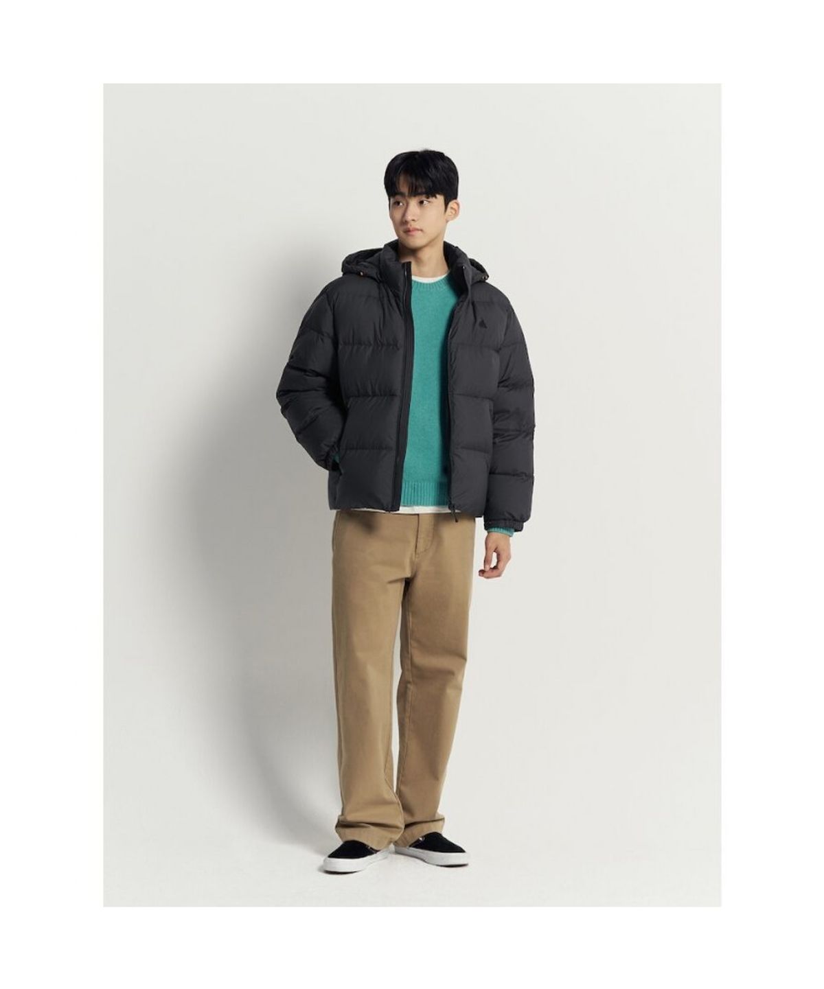 빈폴 멘(BEANPOLE MEN) 클래식 푸퍼 다운 재킷 - 블랙