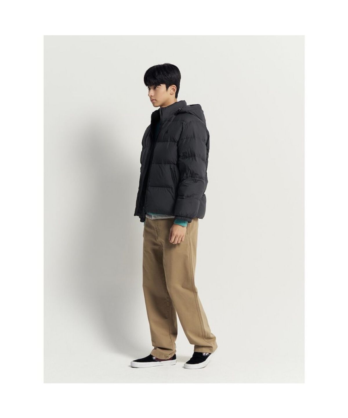 빈폴 멘(BEANPOLE MEN) 클래식 푸퍼 다운 재킷 - 블랙