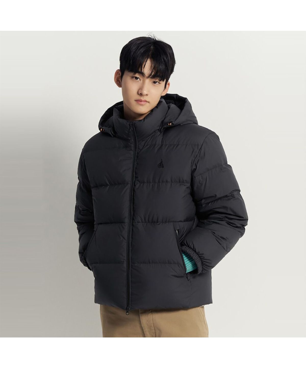 빈폴 멘(BEANPOLE MEN) 클래식 푸퍼 다운 재킷 - 블랙