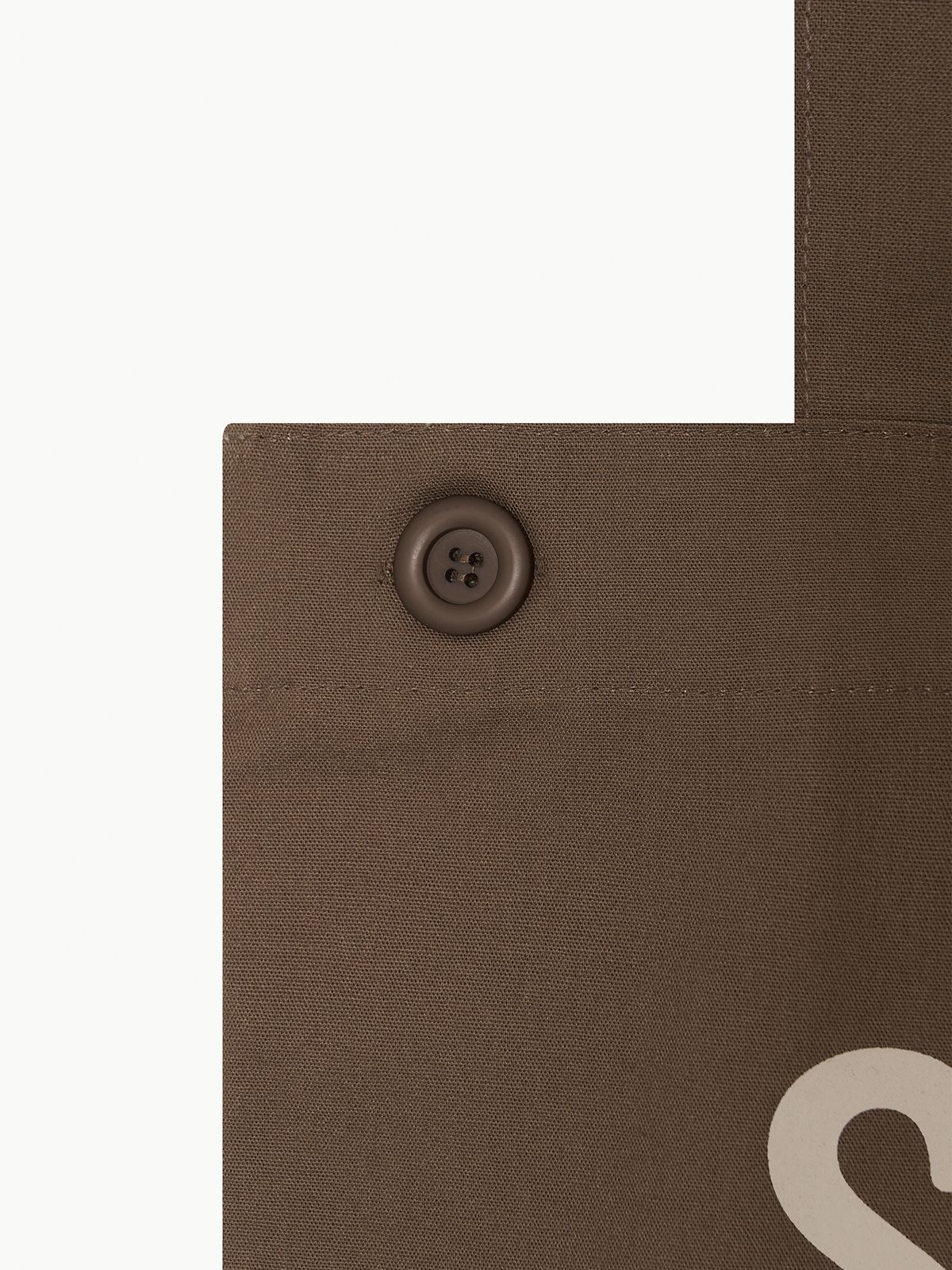 세이지가(SAGEGA) Button Tote Bag (Brown)