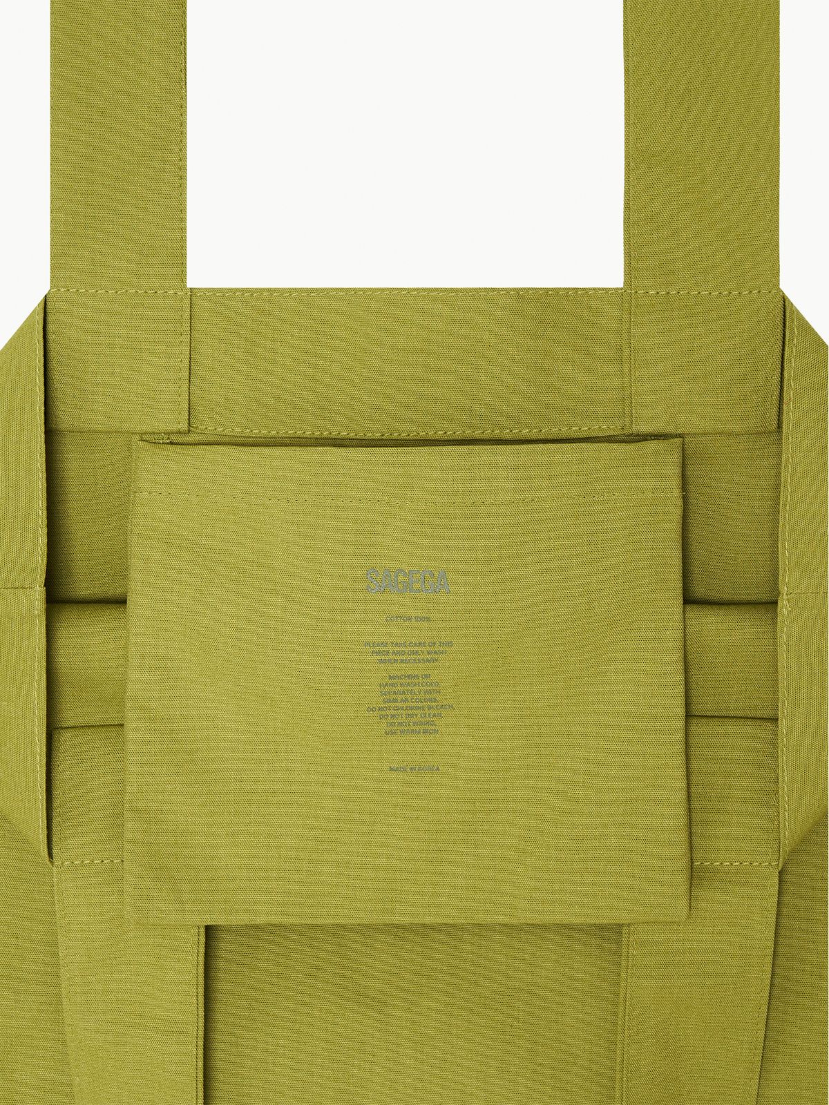 세이지가(SAGEGA) Button Tote Bag (Pistachio)