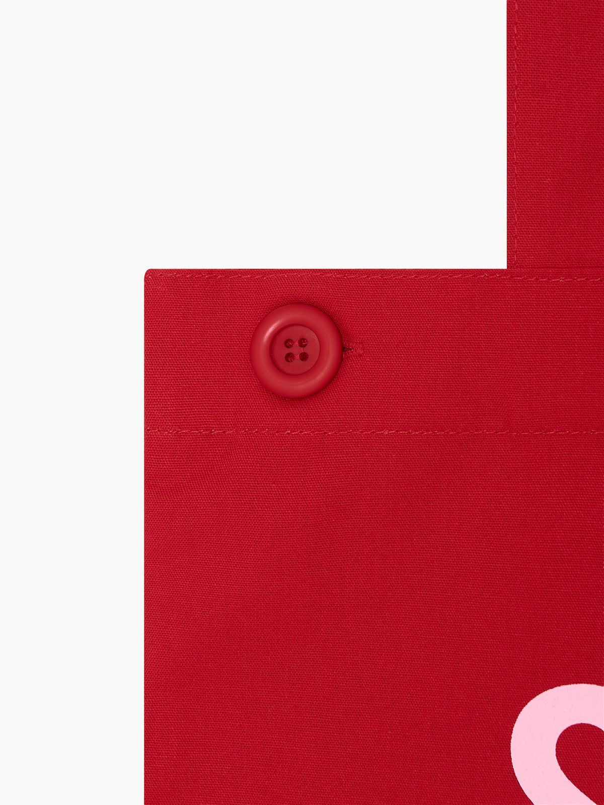 세이지가(SAGEGA) Button Tote Bag (Tomato)