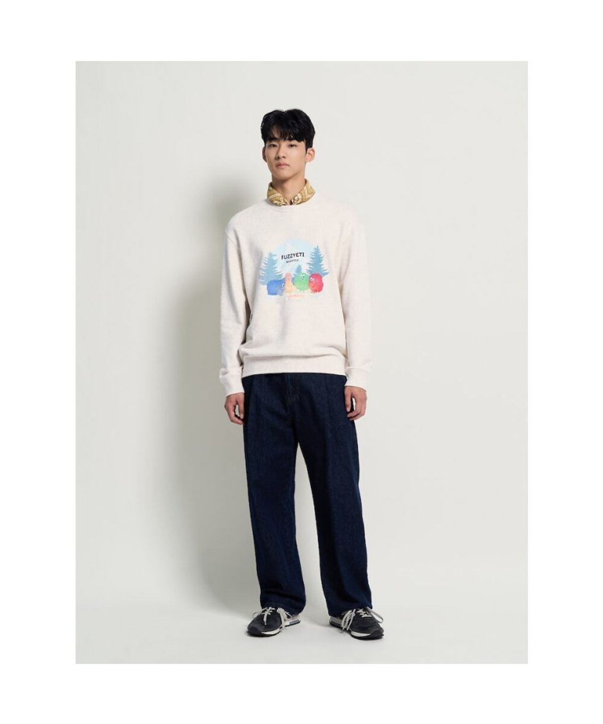 빈폴 멘(BEANPOLE MEN) 푸즈예티 스웨트 셔츠 - 아이보리