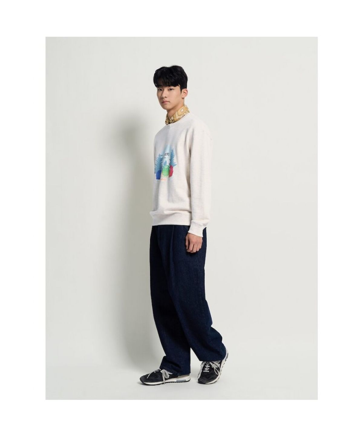 빈폴 멘(BEANPOLE MEN) 푸즈예티 스웨트 셔츠 - 아이보리