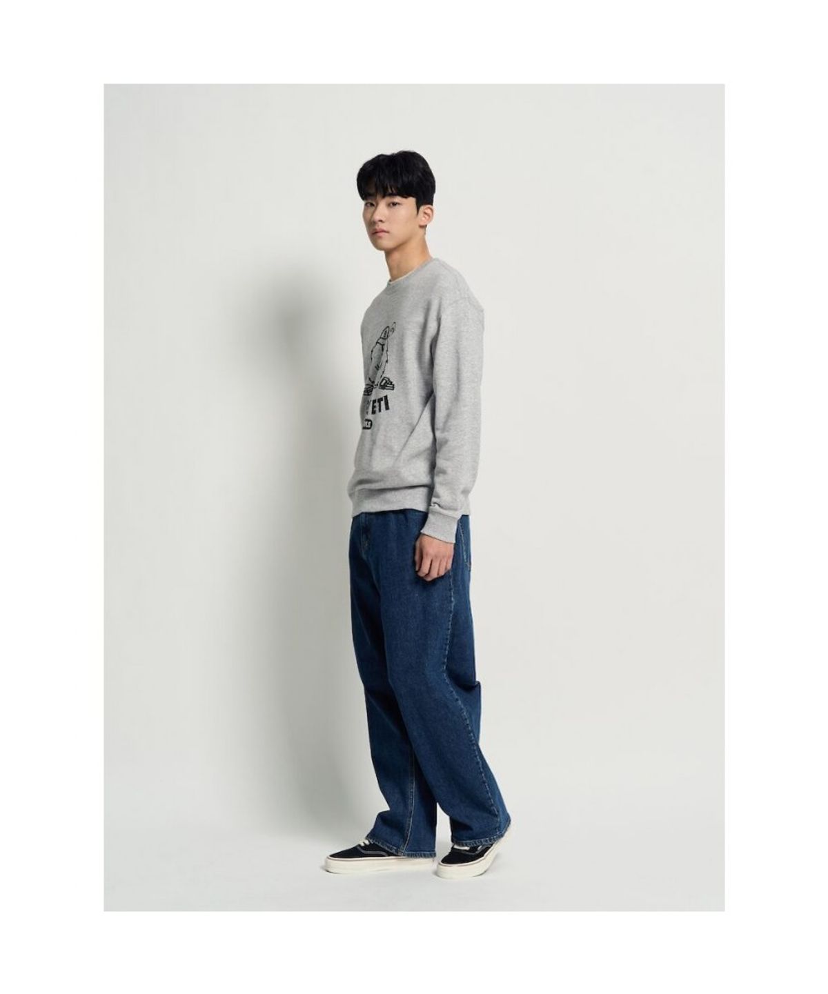 빈폴 멘(BEANPOLE MEN) 푸즈예티 스웨트 셔츠 - 그레이