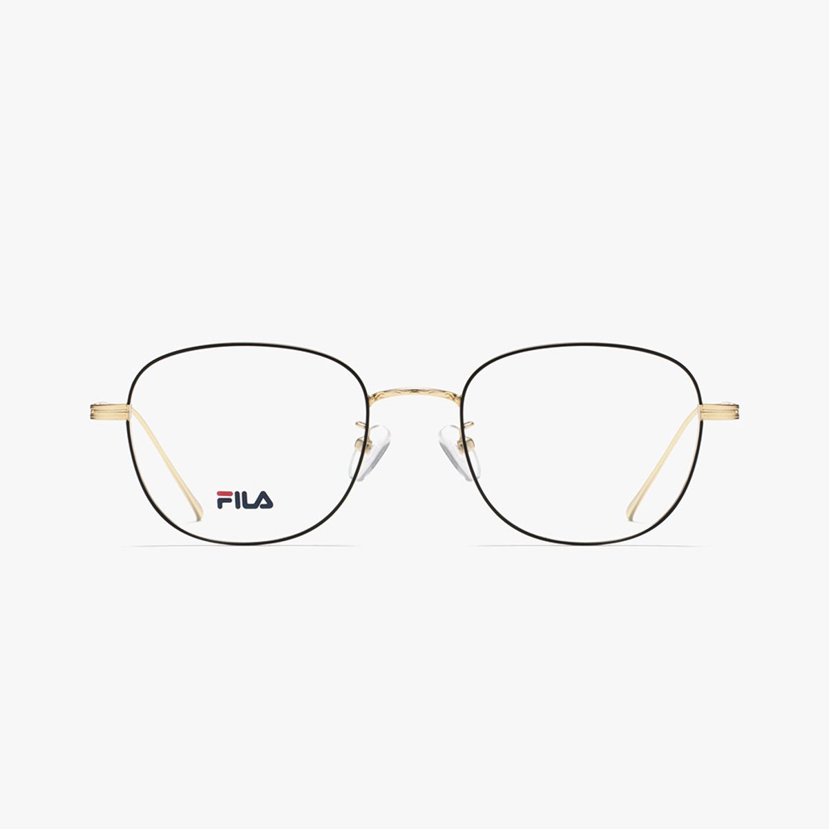 휠라 아이웨어(FILA EYEWEAR) (블루라이트차단렌즈) 메탈 골드  안경테(FL7190 GOLD 52)