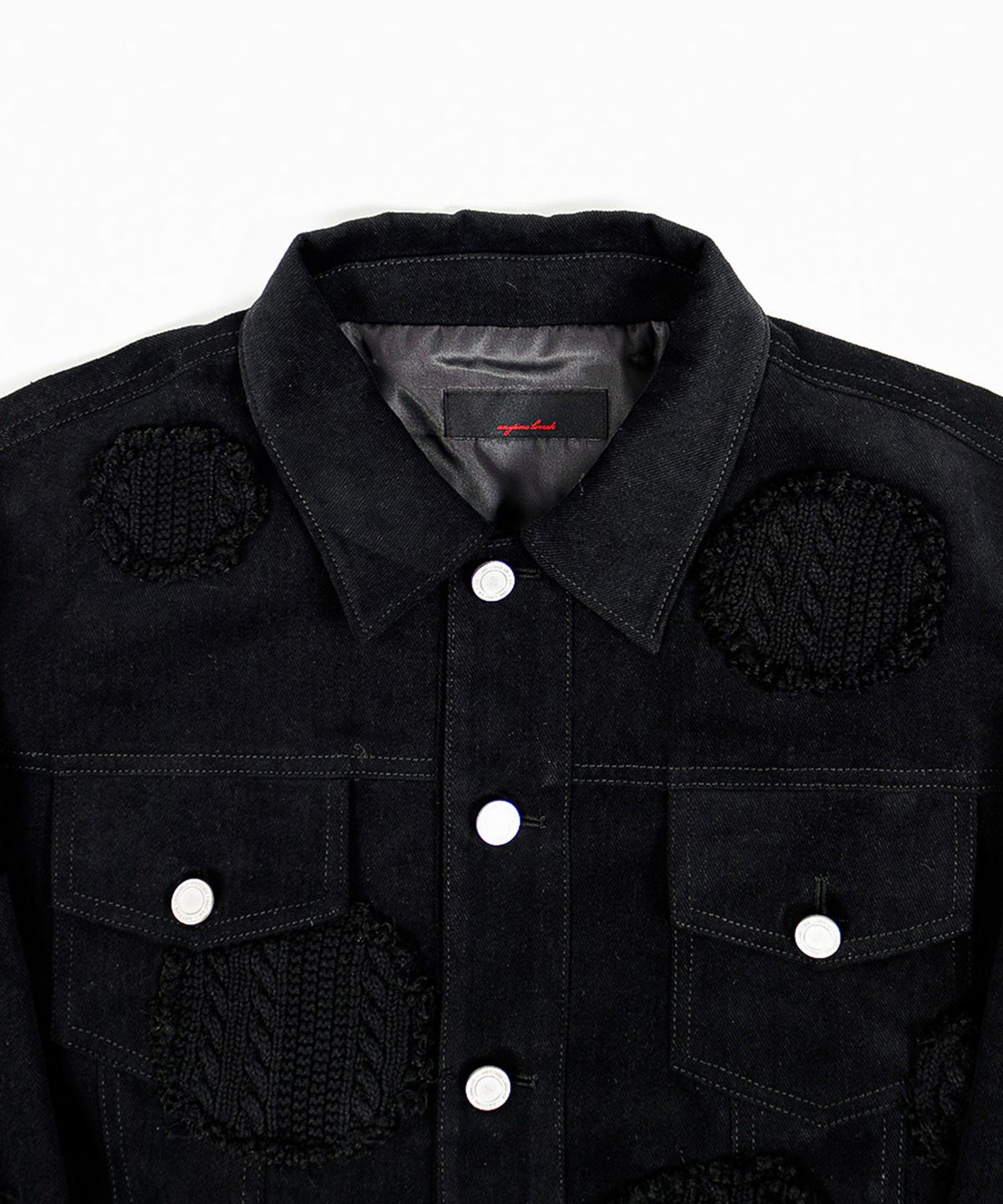 애니타임로릭(ANYTIME LOREAK) [TRSC] COTTON BLOSSOM JACKET - BLACK