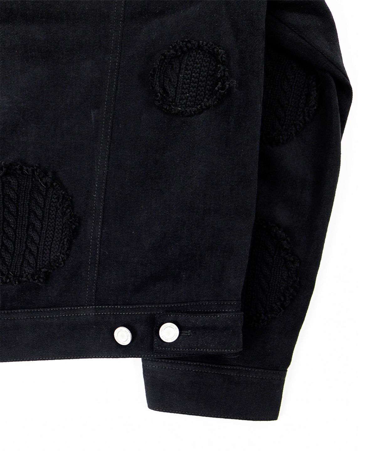 애니타임로릭(ANYTIME LOREAK) [TRSC] COTTON BLOSSOM JACKET - BLACK