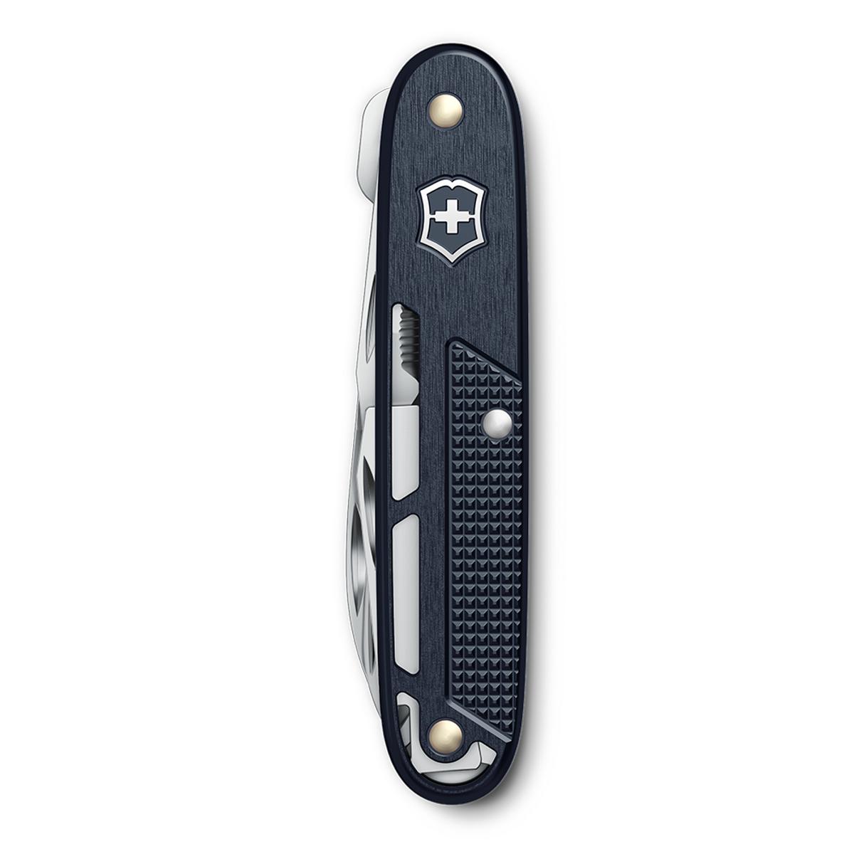 빅토리녹스(VICTORINOX) 시너지x알록스 미디움 포켓 나이프 다크블루 0.8226.22