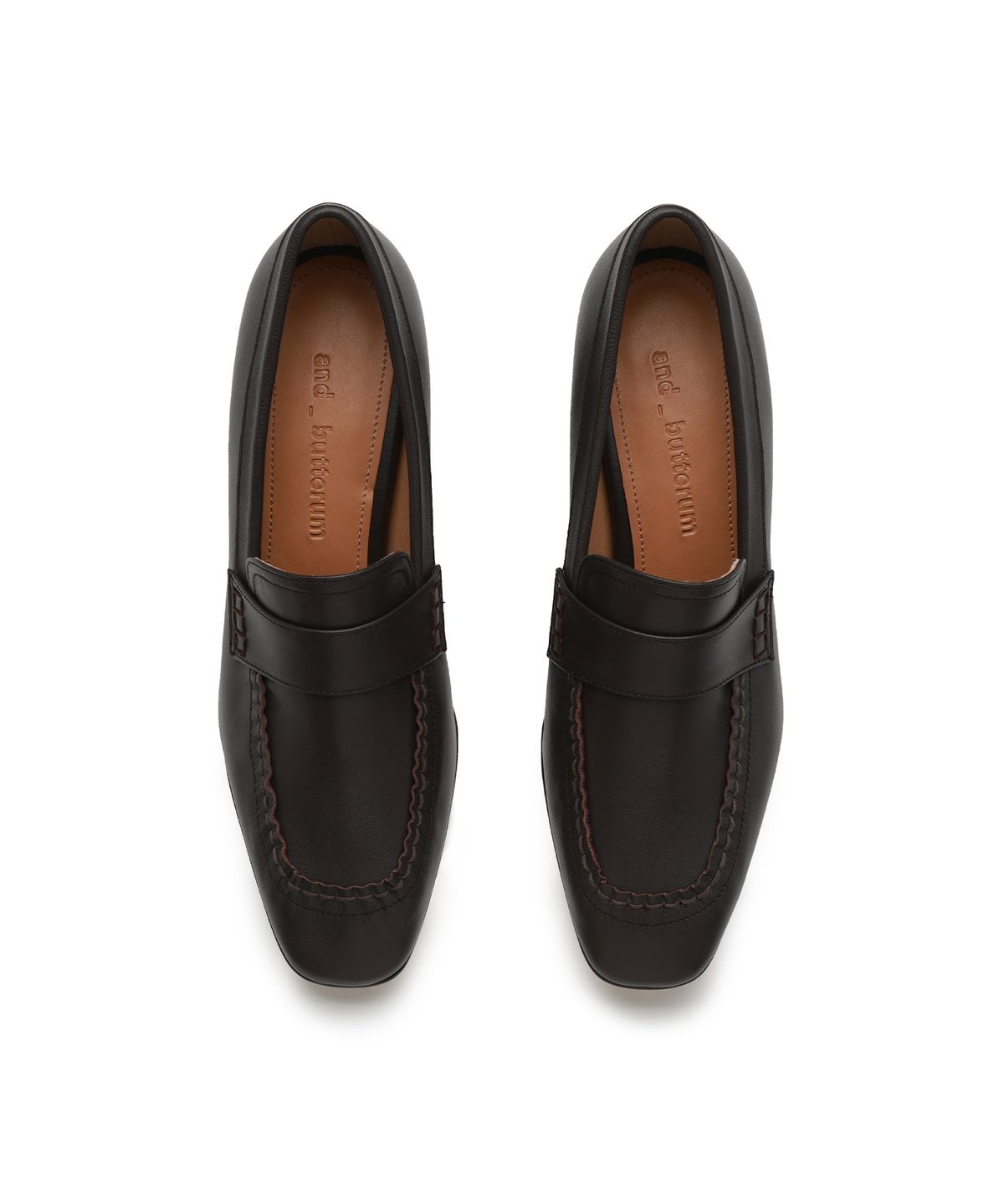 앤버터럼(ANDBUTTERUM) Ripple_Loafer_Deep Brown(BF5CLO13DB)