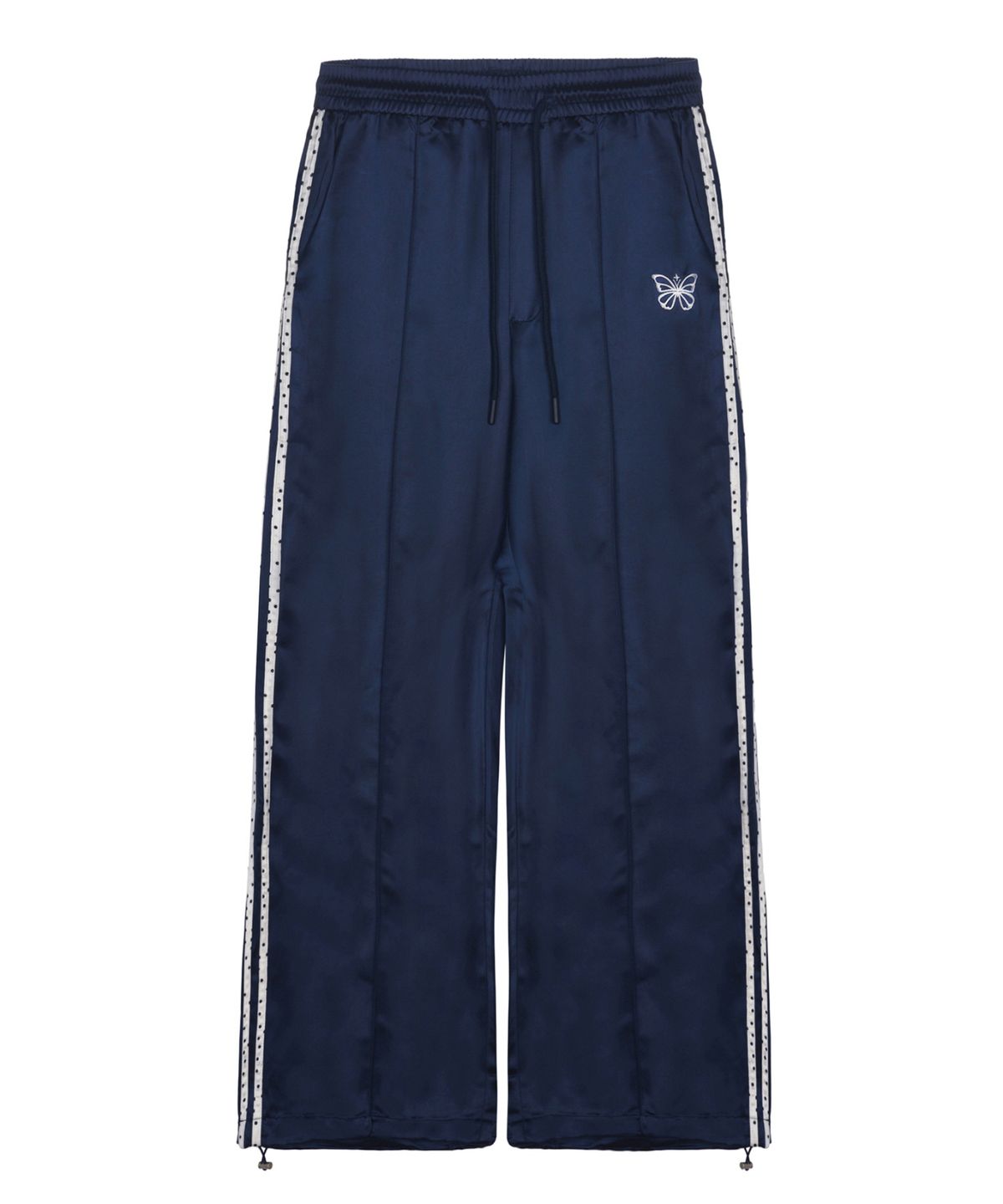 닉앤니콜(NICK&NICOLE) DOT DOUBLE LINE SATIN PANTS_NAVY