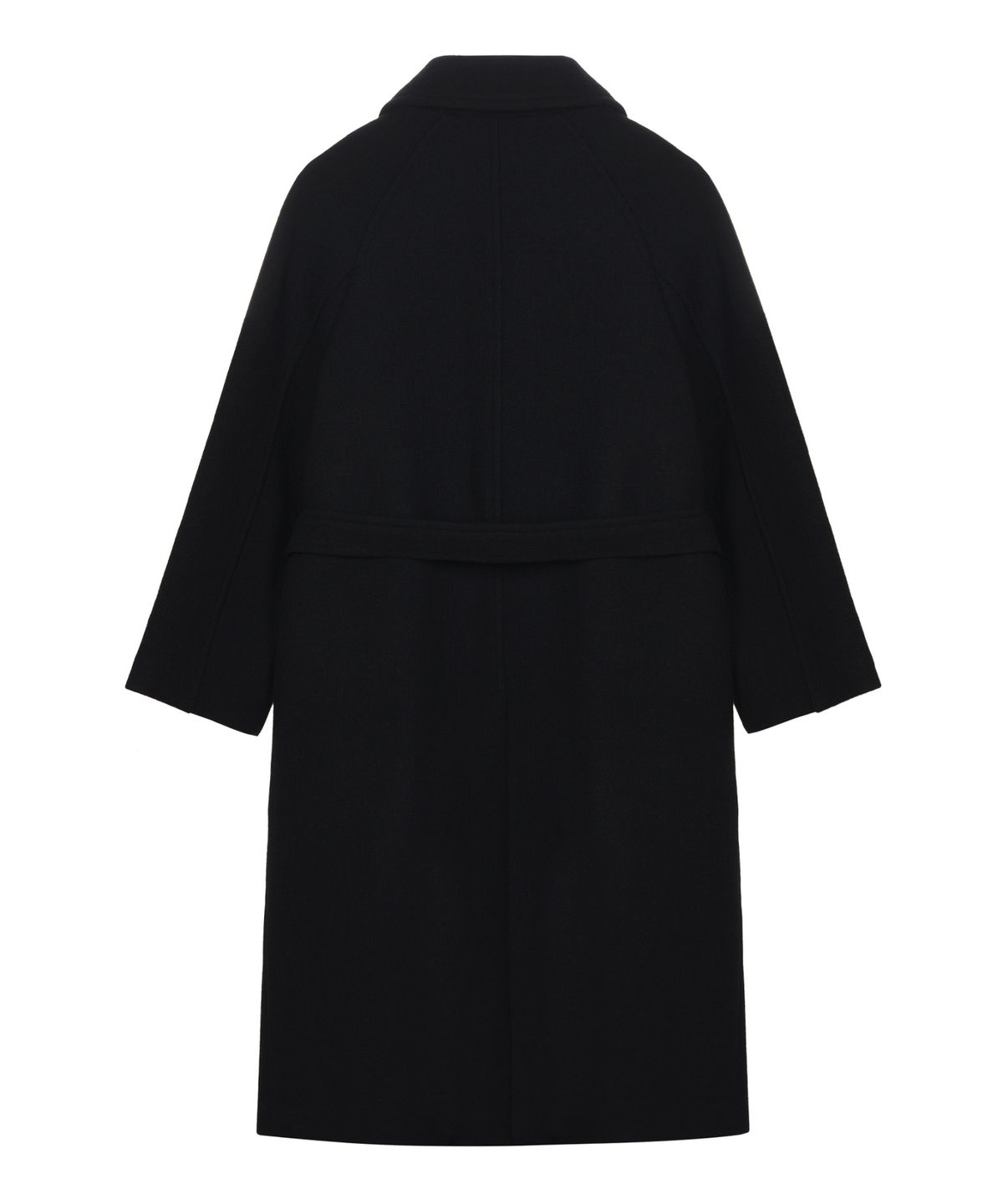 닉앤니콜(NICK&NICOLE) WOOL RAGLAN BALMACAAN LONG COAT_BLACK