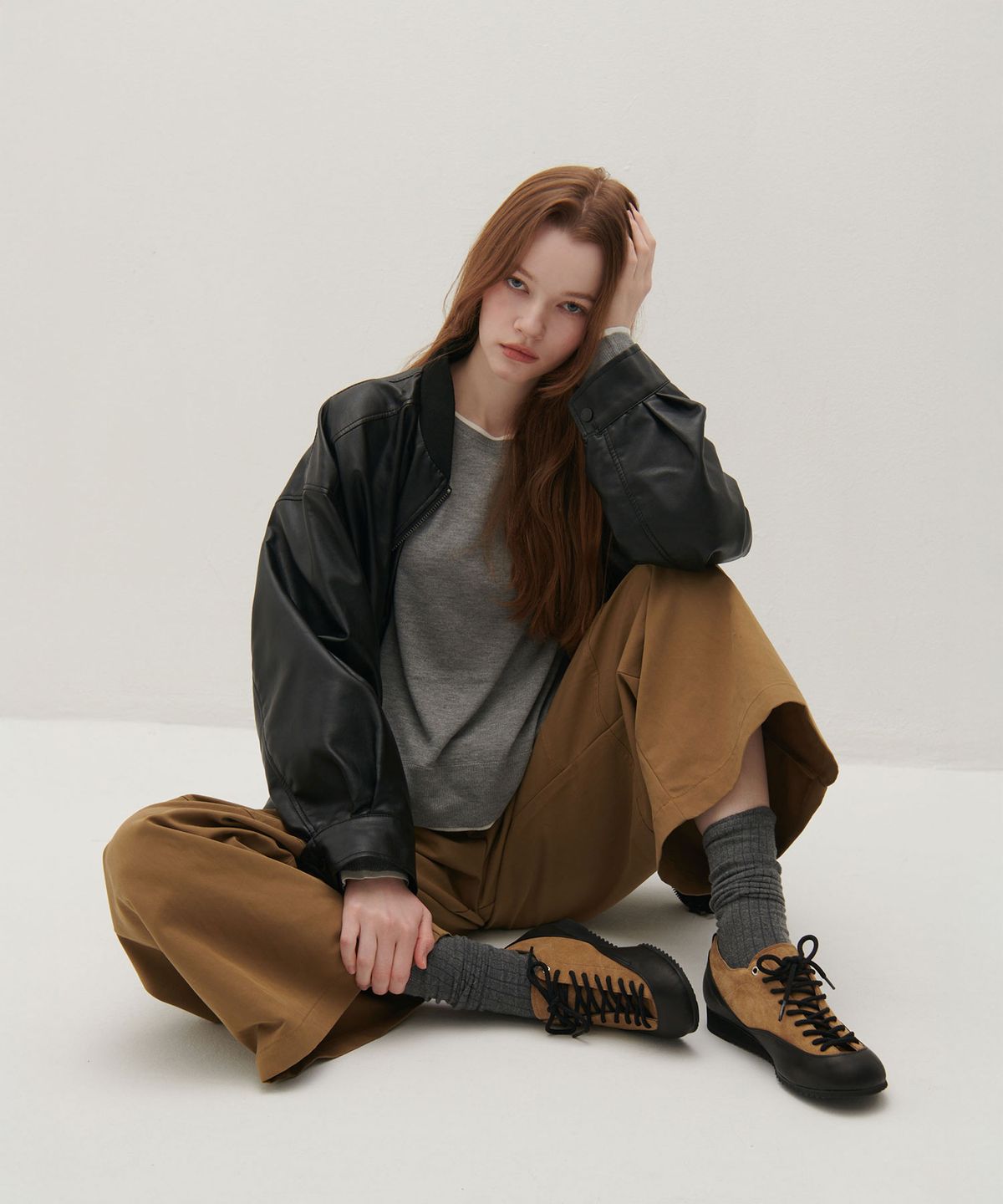 앤버터럼(ANDBUTTERUM) Trail_Sneakers_Beige(BF5CMK16BE)
