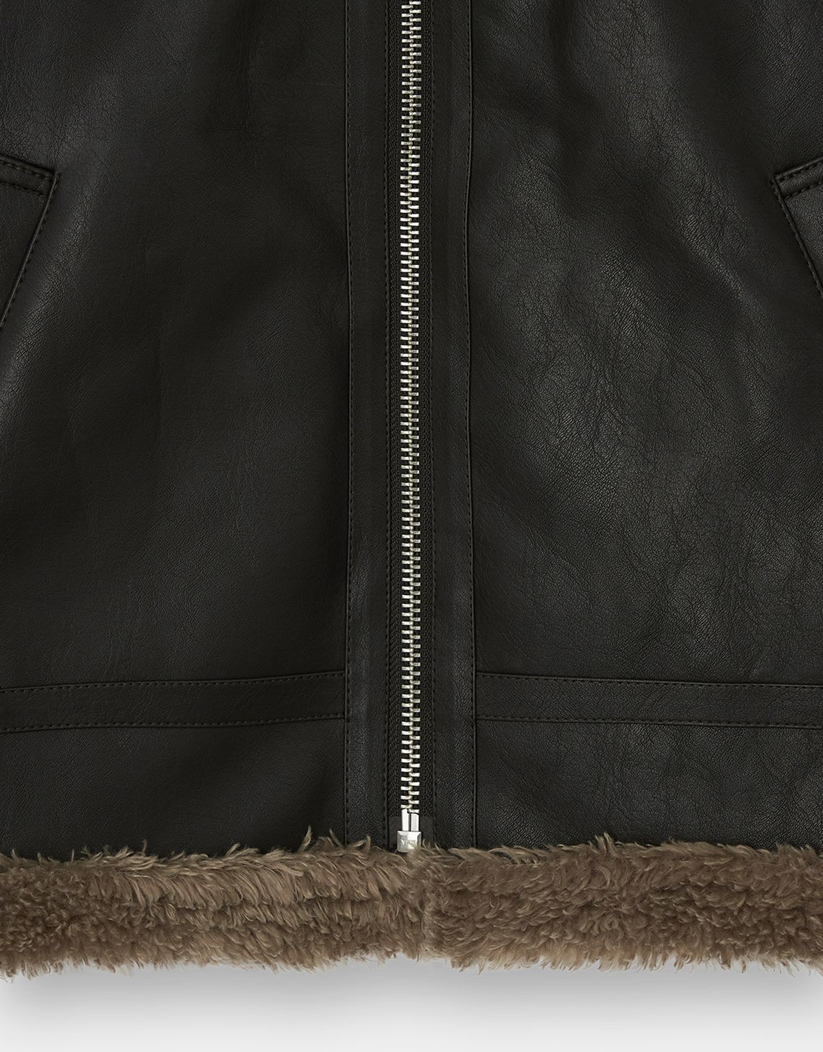 지오다노(GIORDANO) 페이크레더 무스탕 075924 [2color]