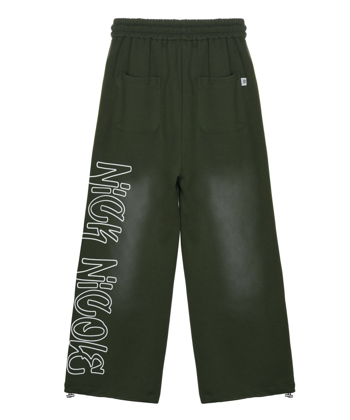 닉앤니콜(NICK&NICOLE) NICOLE BUTTERFLY WASHING SWEAT PANTS_KHAKI