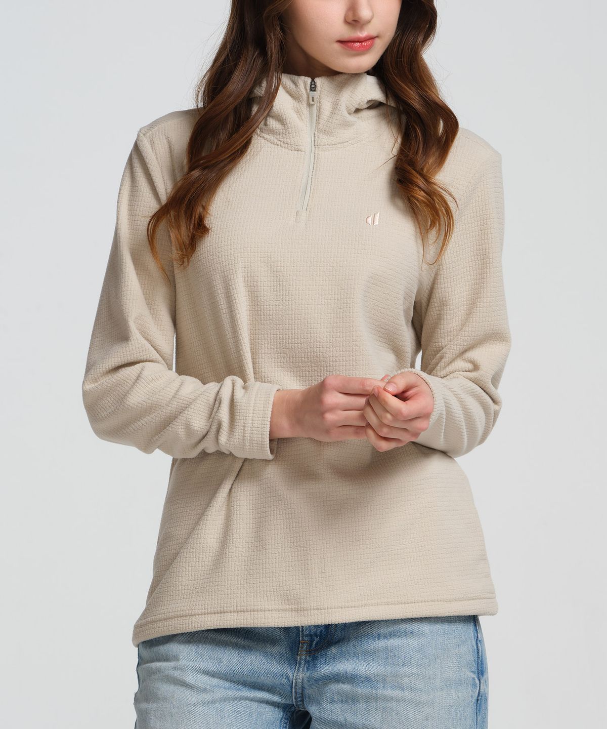 도이터(DEUTER) 로아 후드 집업 티셔츠 (여)
