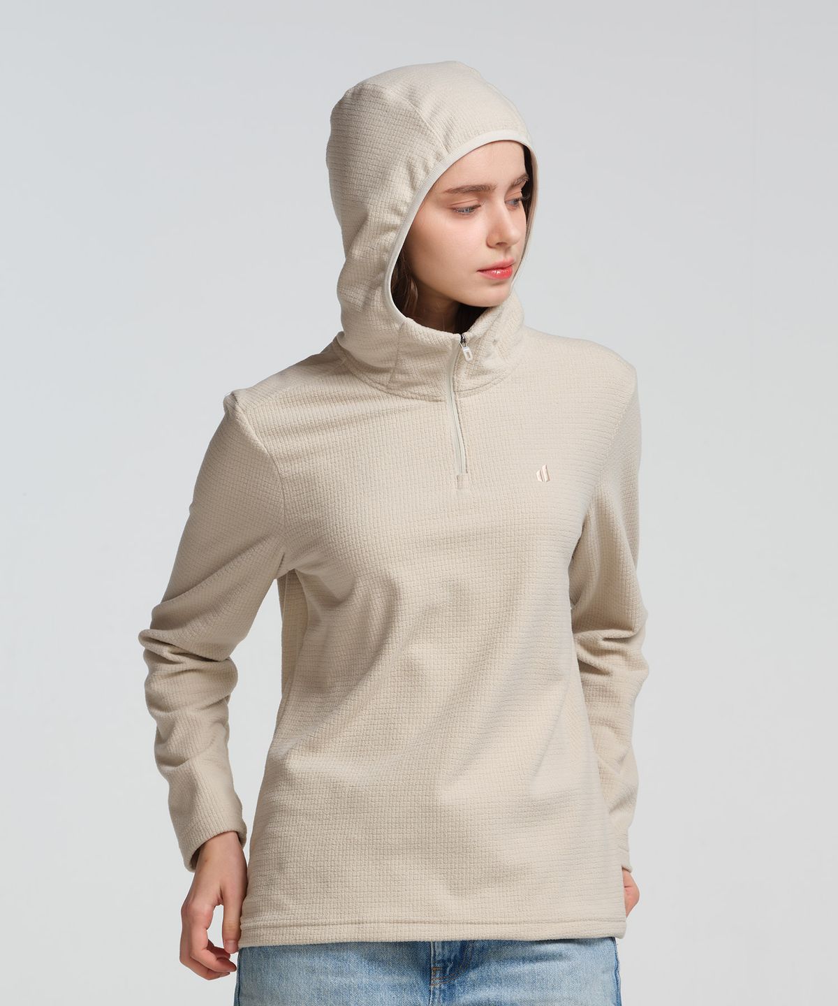 도이터(DEUTER) 로아 후드 집업 티셔츠 (여)
