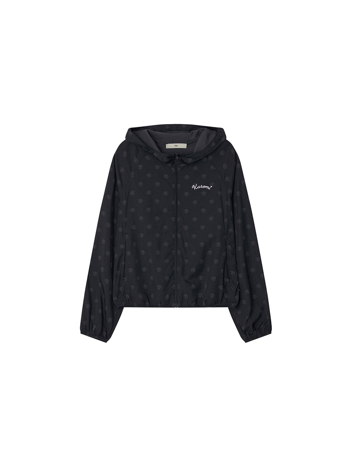 기준(KIJUN) Kuromi Shadow Windbreaker Black