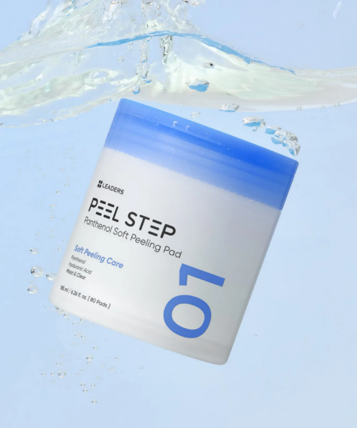 리더스코스메틱(LEADERS COSMETICS) 리더스 필스텝 판테놀 소프트 필링 패드 185ml (80매)