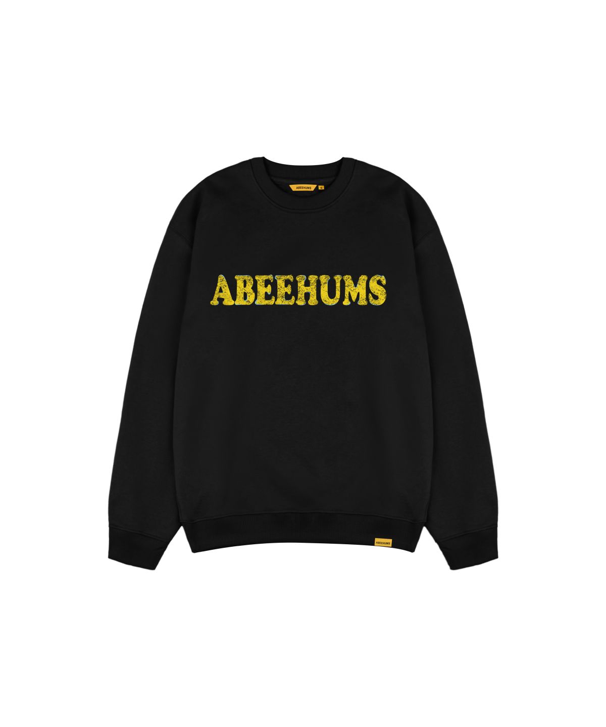 어비험즈(ABEEHUMS) 빈티지 로고 스웨트셔츠 ABH357-111 블랙