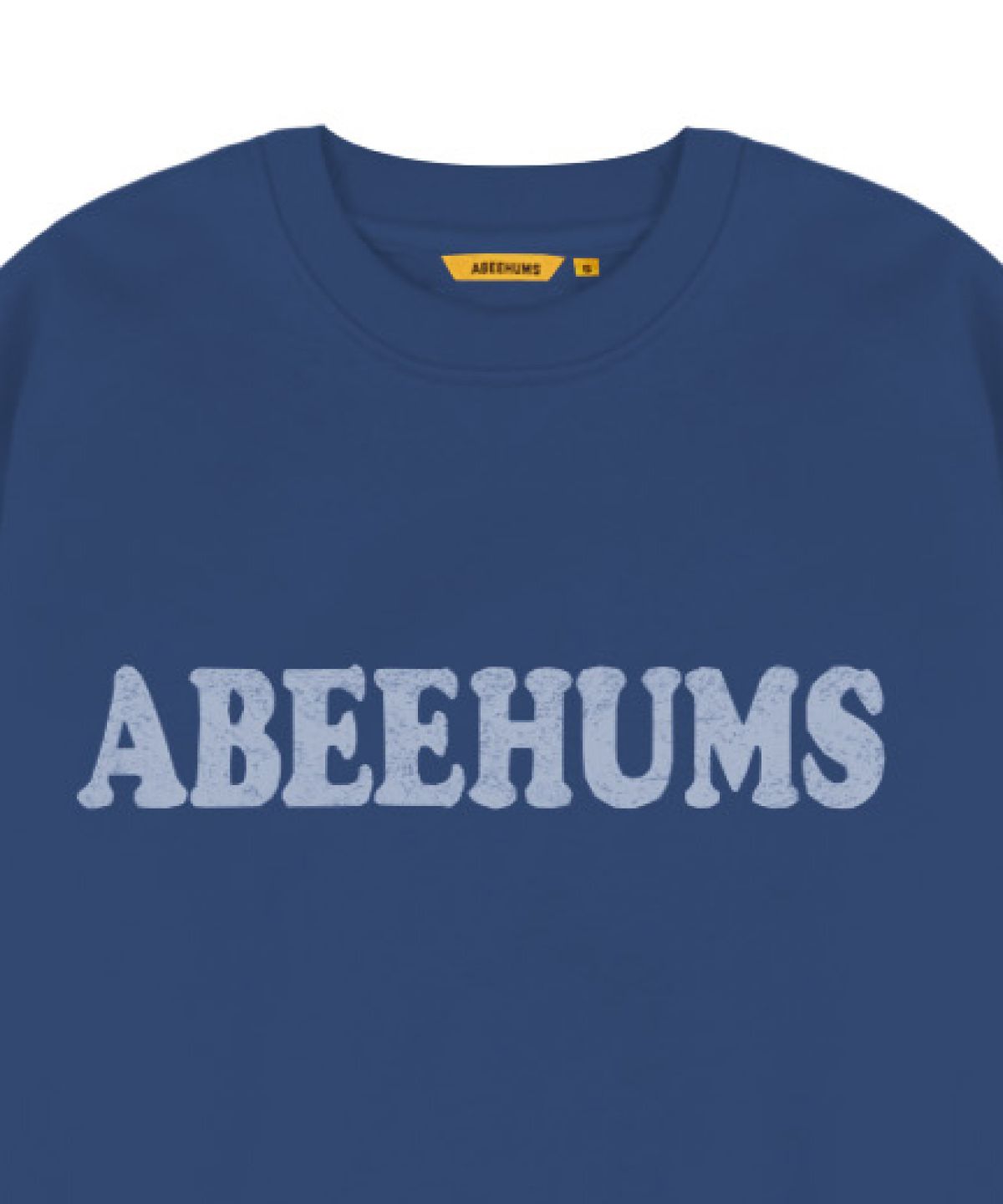 어비험즈(ABEEHUMS) 빈티지 로고 스웨트셔츠 ABH357-111 블루