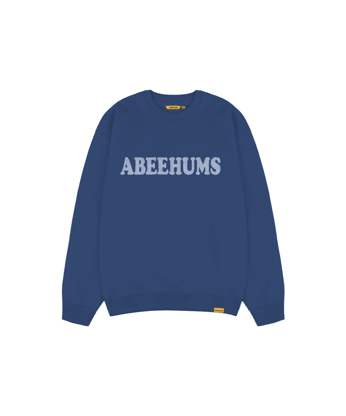 어비험즈(ABEEHUMS) 빈티지 로고 스웨트셔츠 ABH357-111 블루