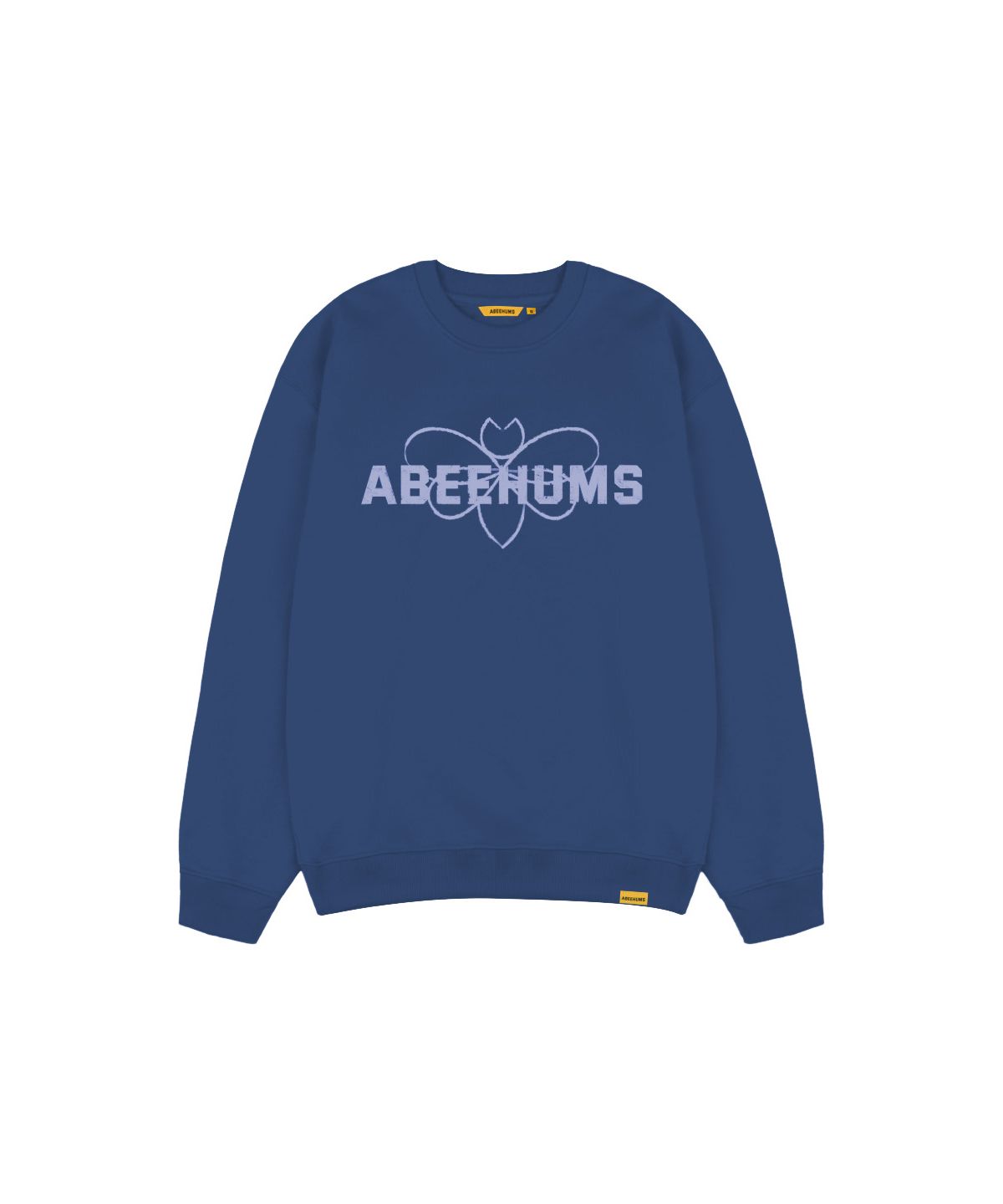 어비험즈(ABEEHUMS) 시그니처 로고 스웨트셔츠 ABH357-110 블루