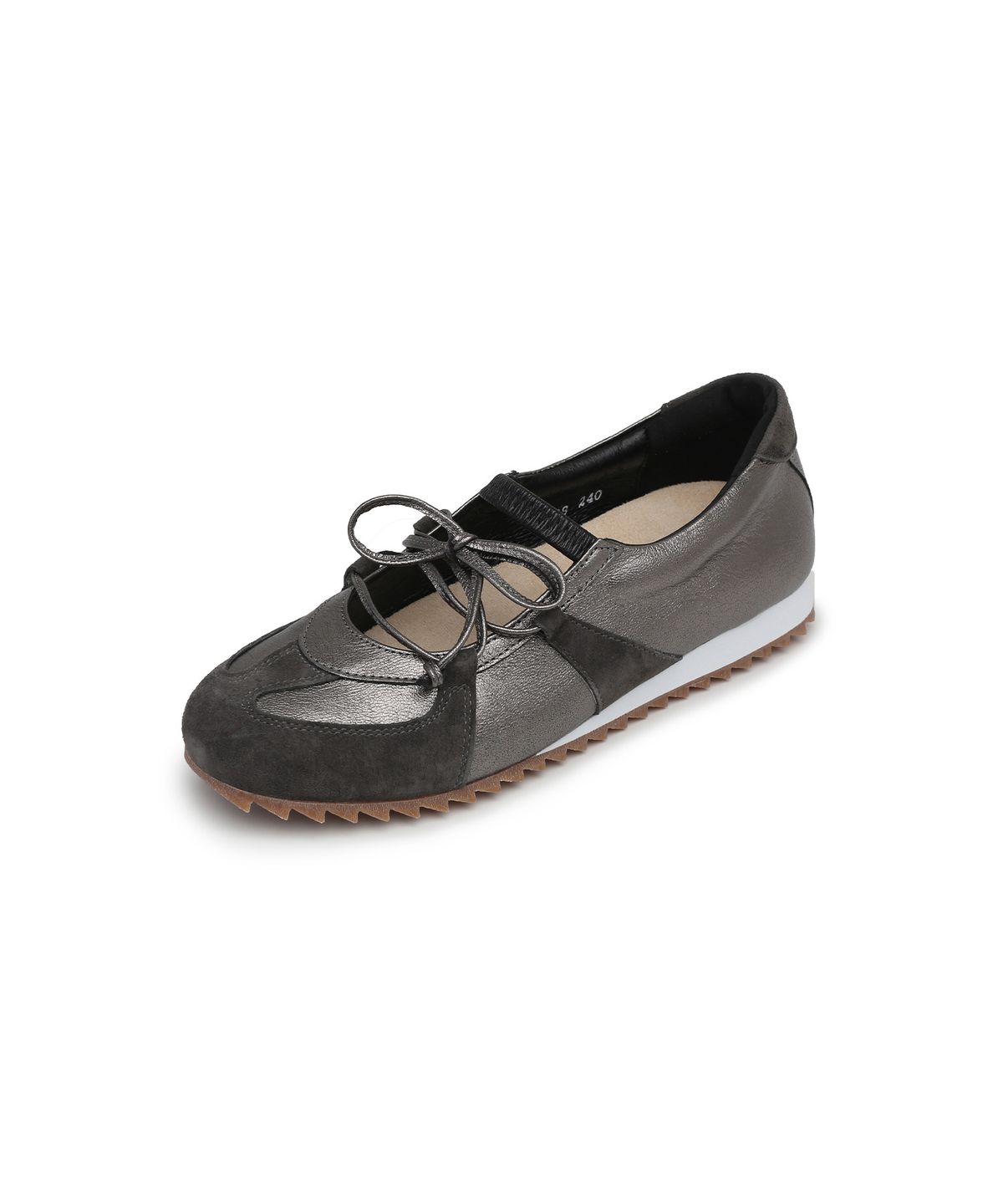 앤버터럼(ANDBUTTERUM) Nova_Sneakers_Metalic Gray(BF5BMK58ME)