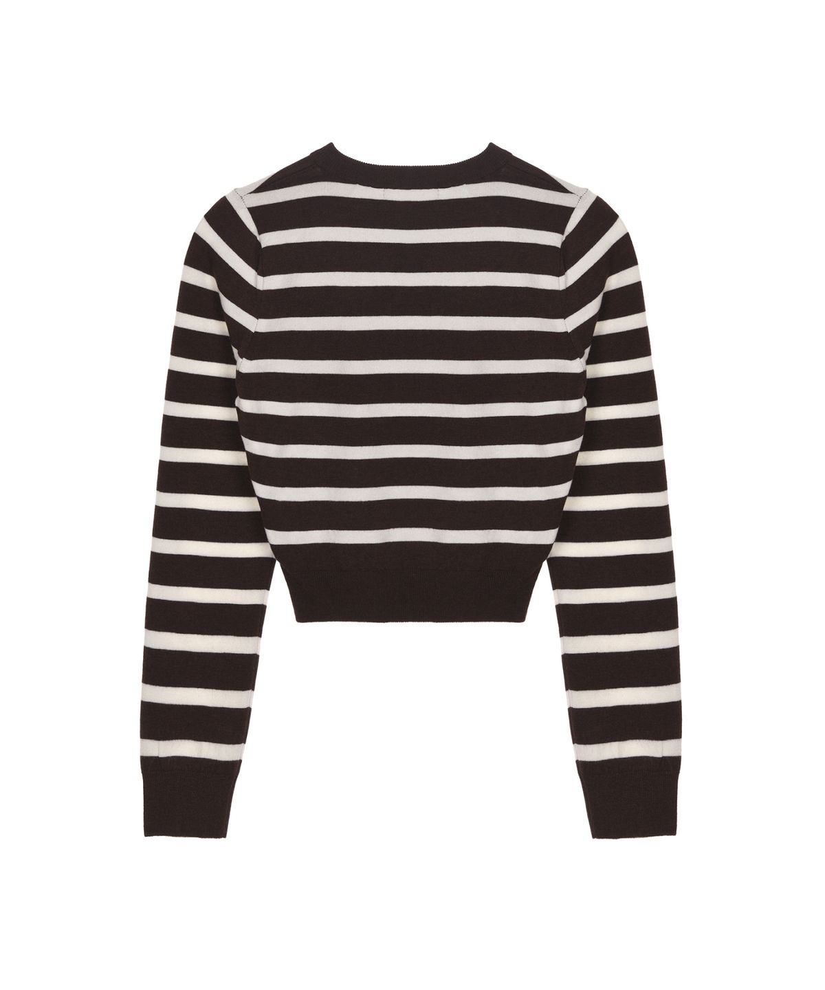 닉앤니콜(NICK&NICOLE) MINI BUTTERFLY SIGNATURE STRIPE KNIT_BROWN