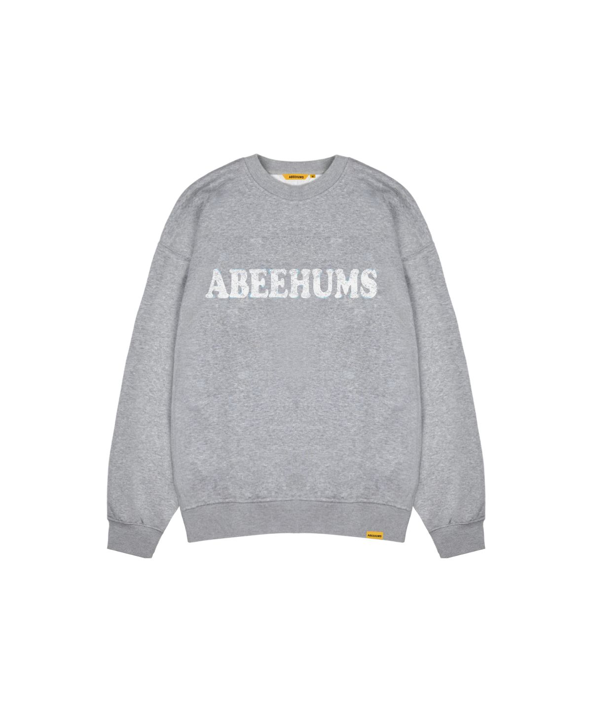 어비험즈(ABEEHUMS) 빈티지 로고 스웨트셔츠 ABH357-111 멜란지그레이