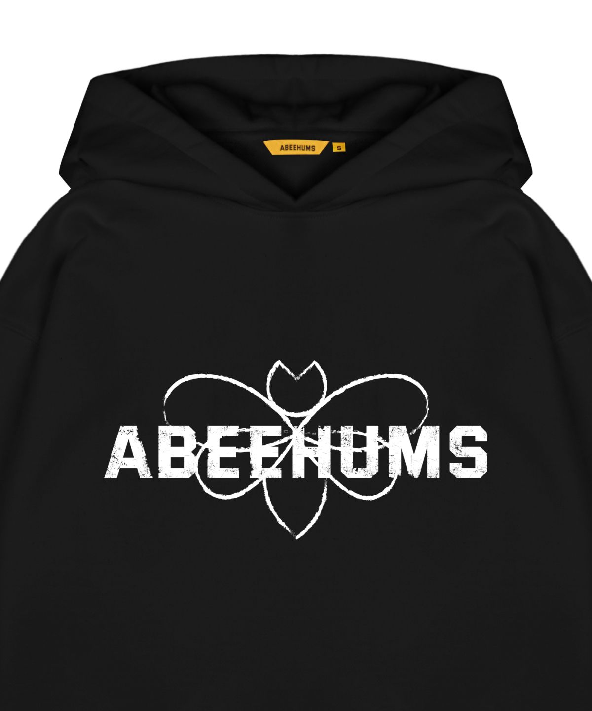 어비험즈(ABEEHUMS) 시그니처 로고 후드 스웨트셔츠 ABH357-107 블랙