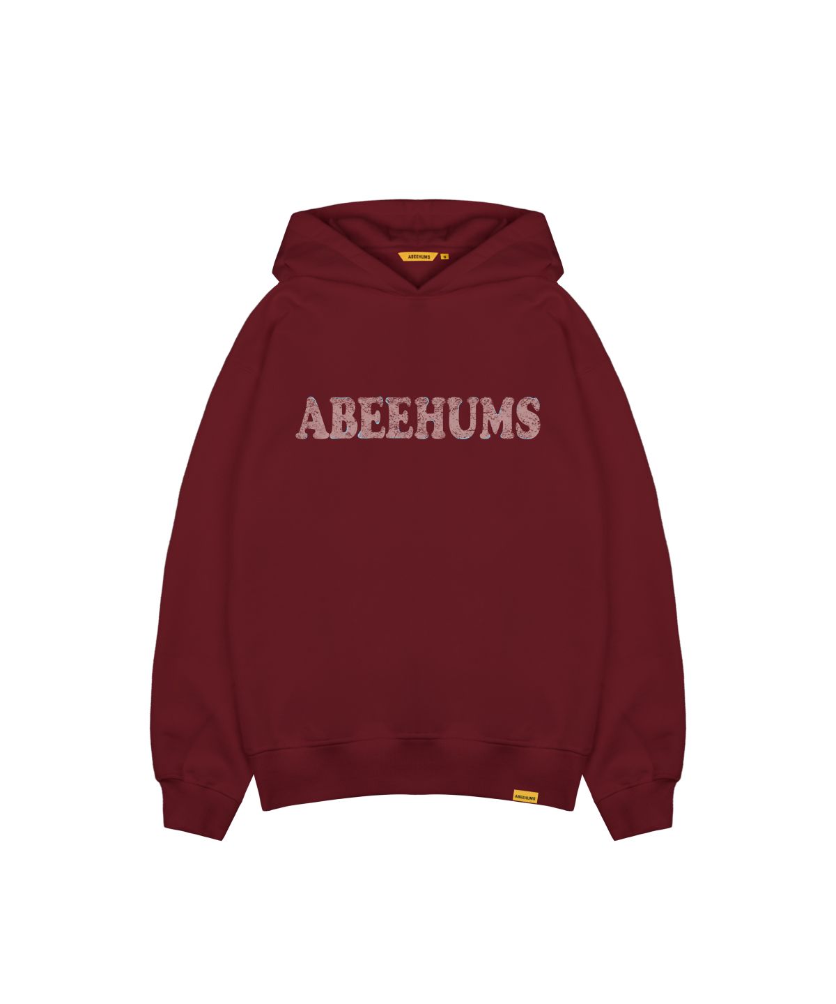 어비험즈(ABEEHUMS) 빈티지 로고 후드 스웨트셔츠 ABH357-108 버건디