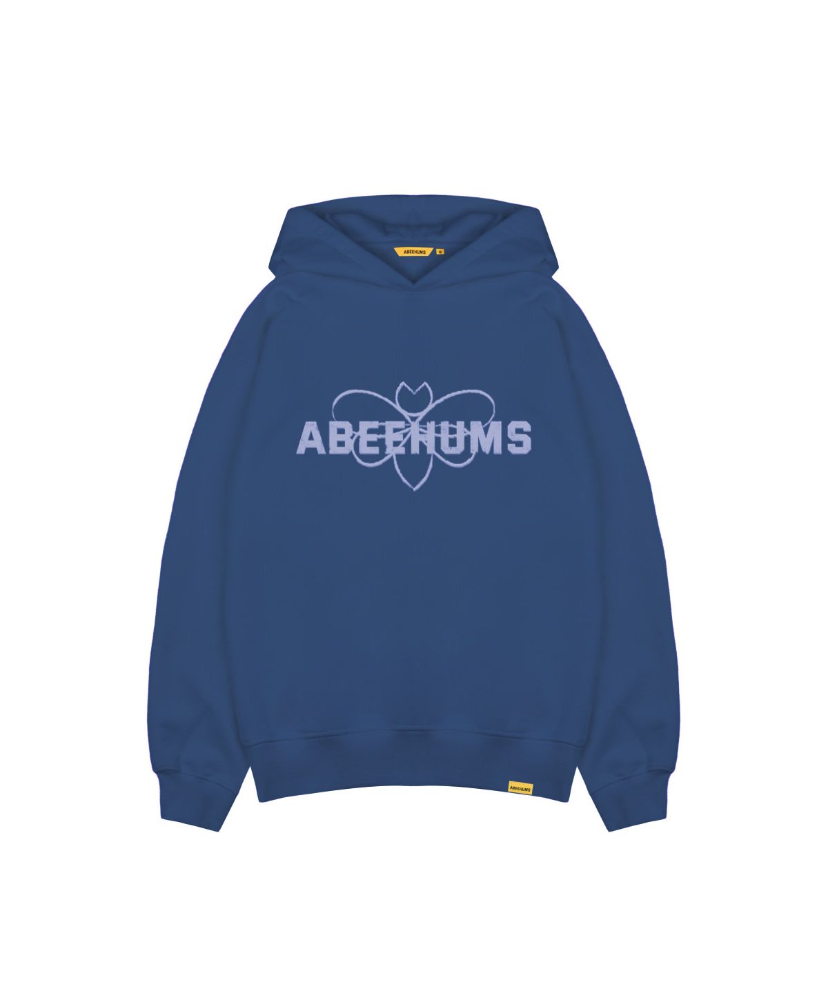 어비험즈(ABEEHUMS) 시그니처 로고 후드 스웨트셔츠 ABH357-107 블루