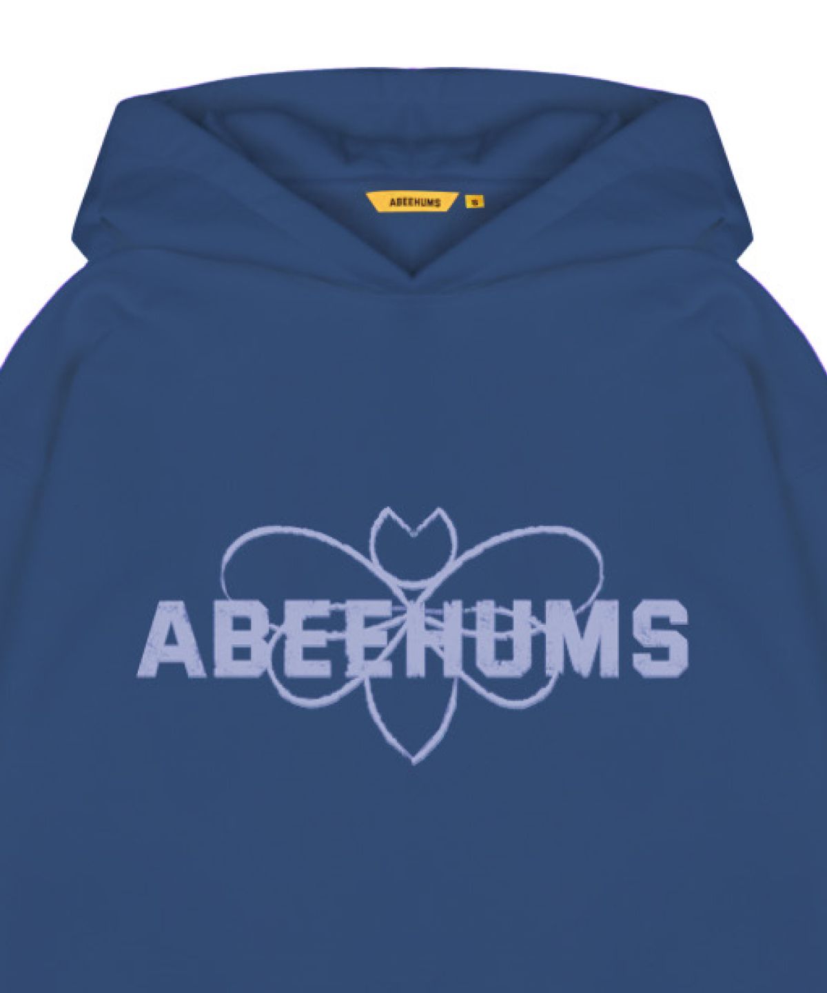 어비험즈(ABEEHUMS) 시그니처 로고 후드 스웨트셔츠 ABH357-107 블루