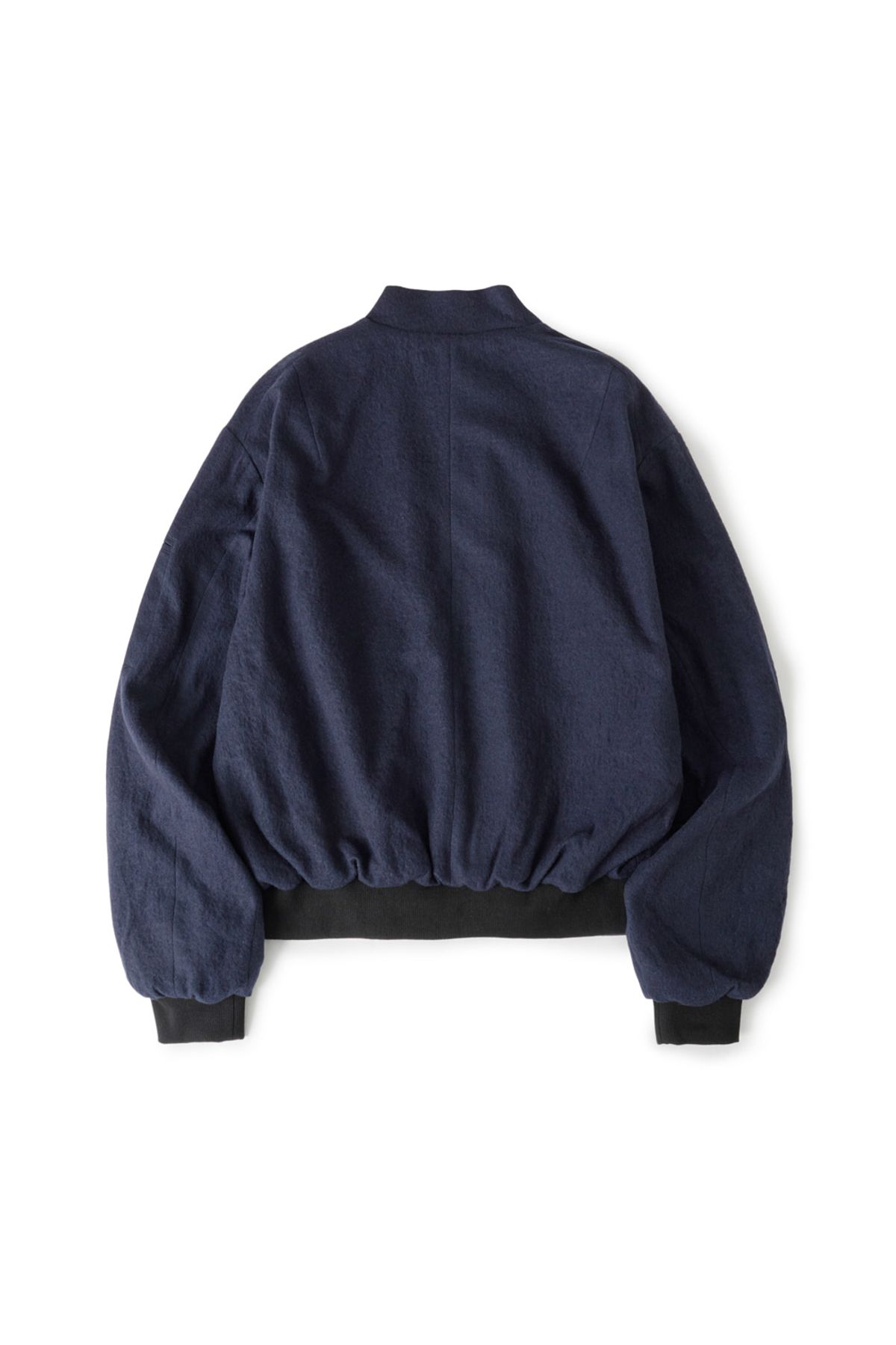 해칭룸(HATCHINGROOM) Hairy Bomber Jacket Dark Navy