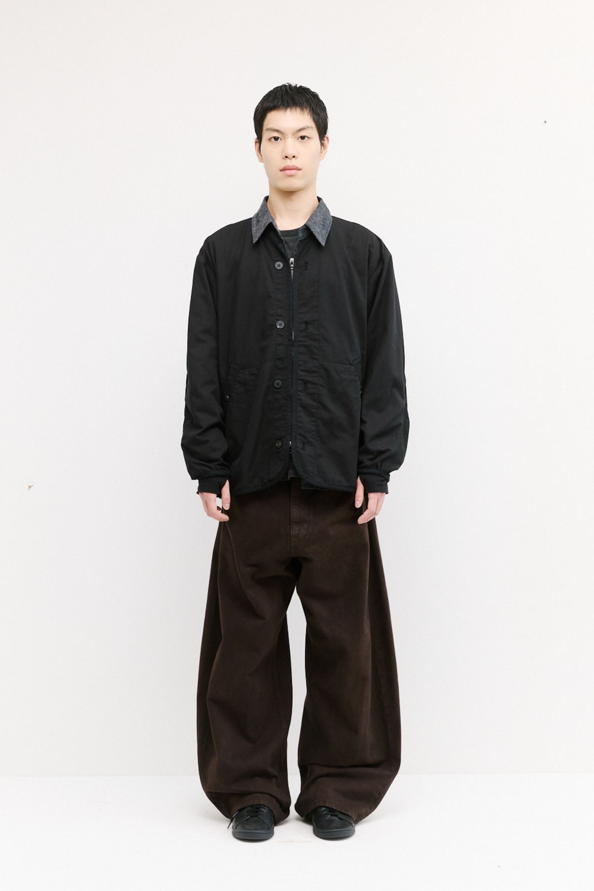 해칭룸(HATCHINGROOM) Liner Jacket Black