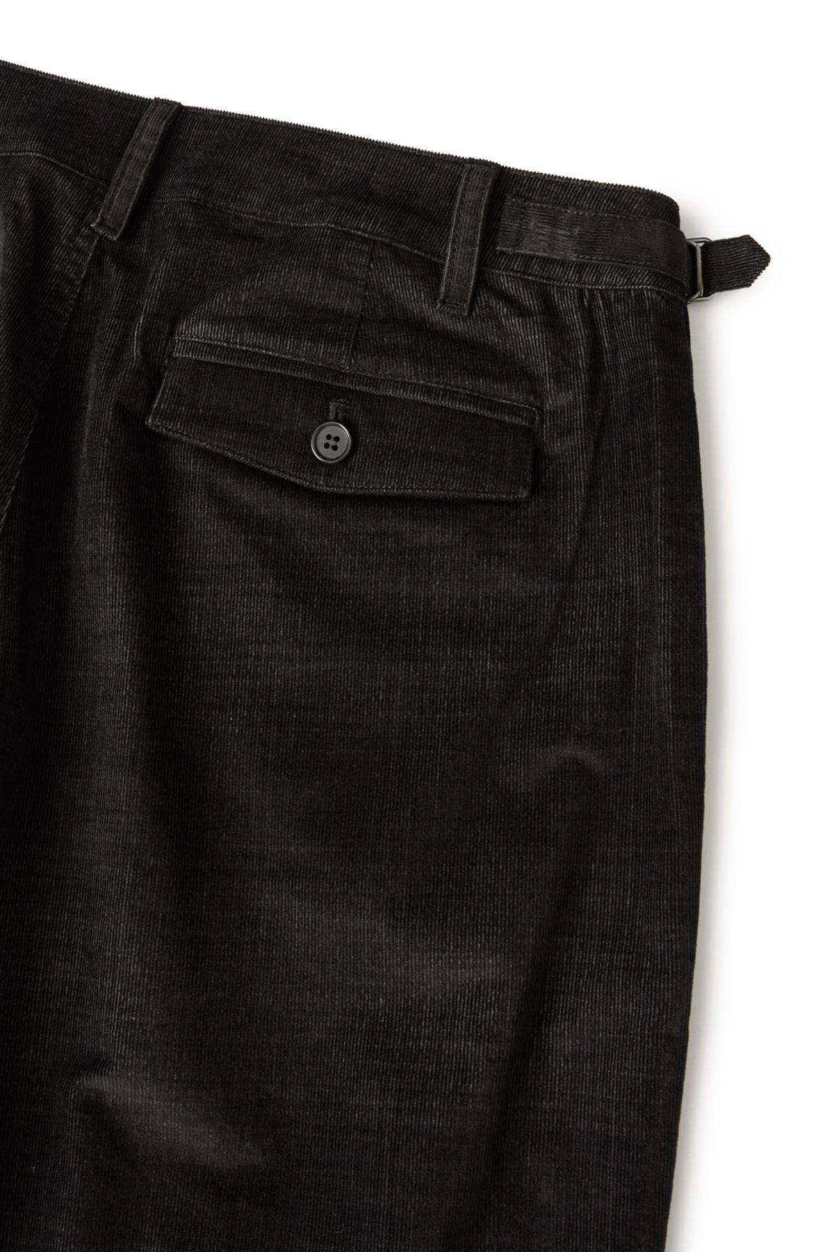 해칭룸(HATCHINGROOM) Bondage Snow Trousers Corduroy Shadow Check Black
