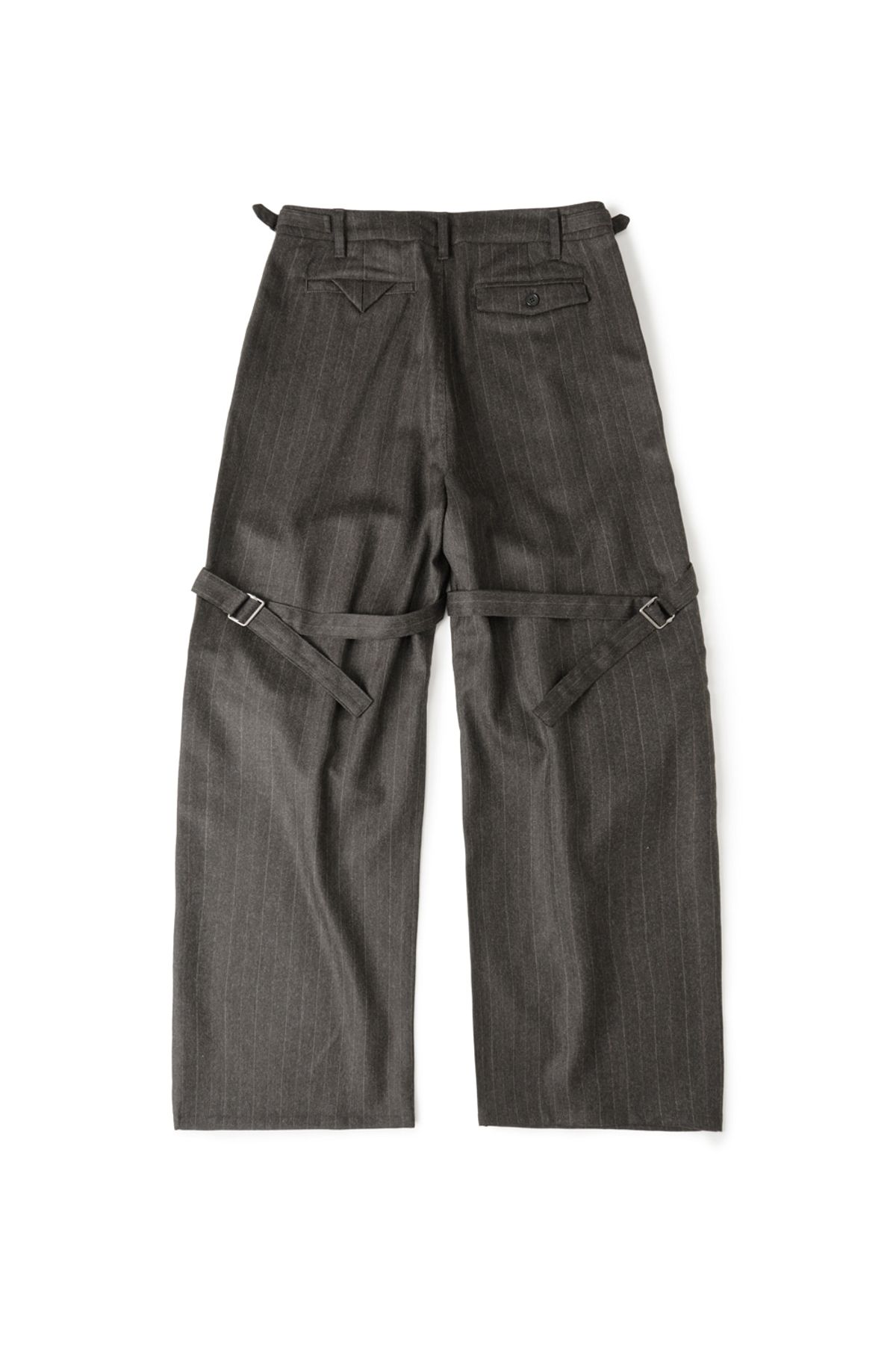 해칭룸(HATCHINGROOM) Bondage Snow Trousers Stripe Brown