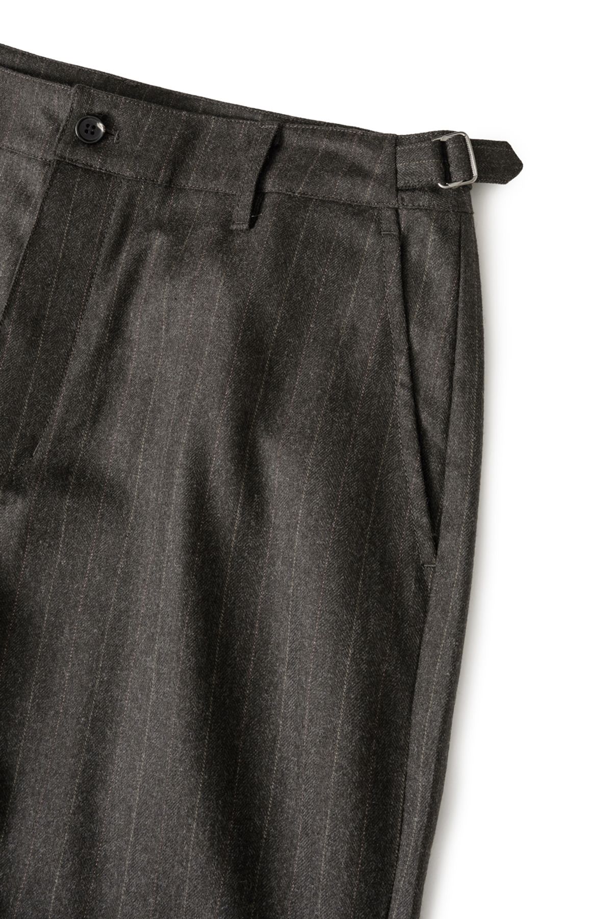 해칭룸(HATCHINGROOM) Bondage Snow Trousers Stripe Brown