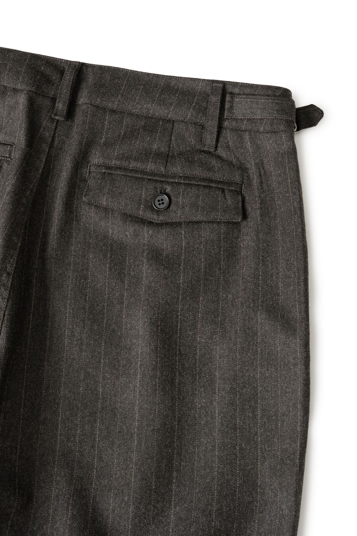해칭룸(HATCHINGROOM) Bondage Snow Trousers Stripe Brown