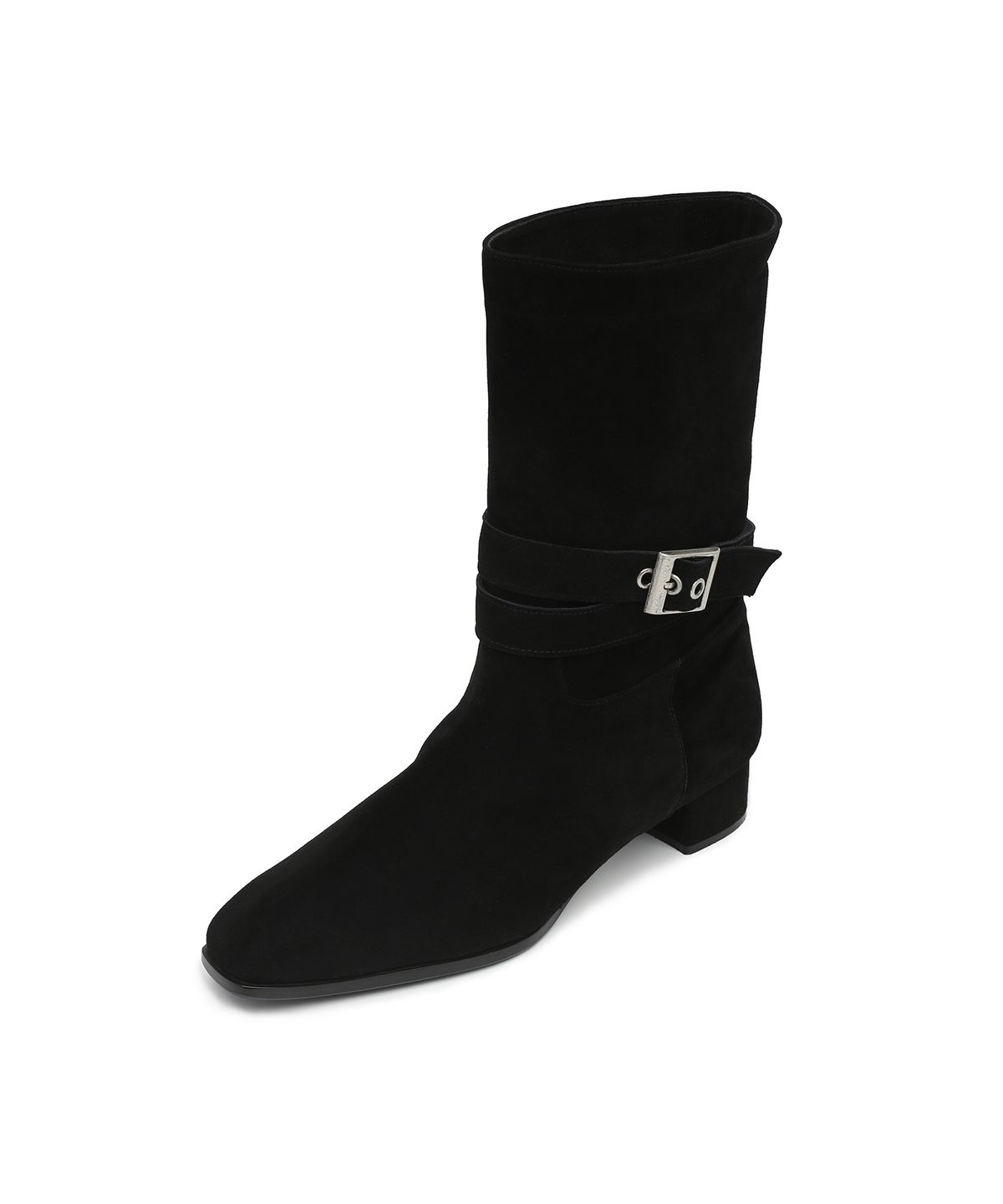 앤버터럼(ANDBUTTERUM) Sonnet_Middle Boots_Black(BF5CBH24BK)