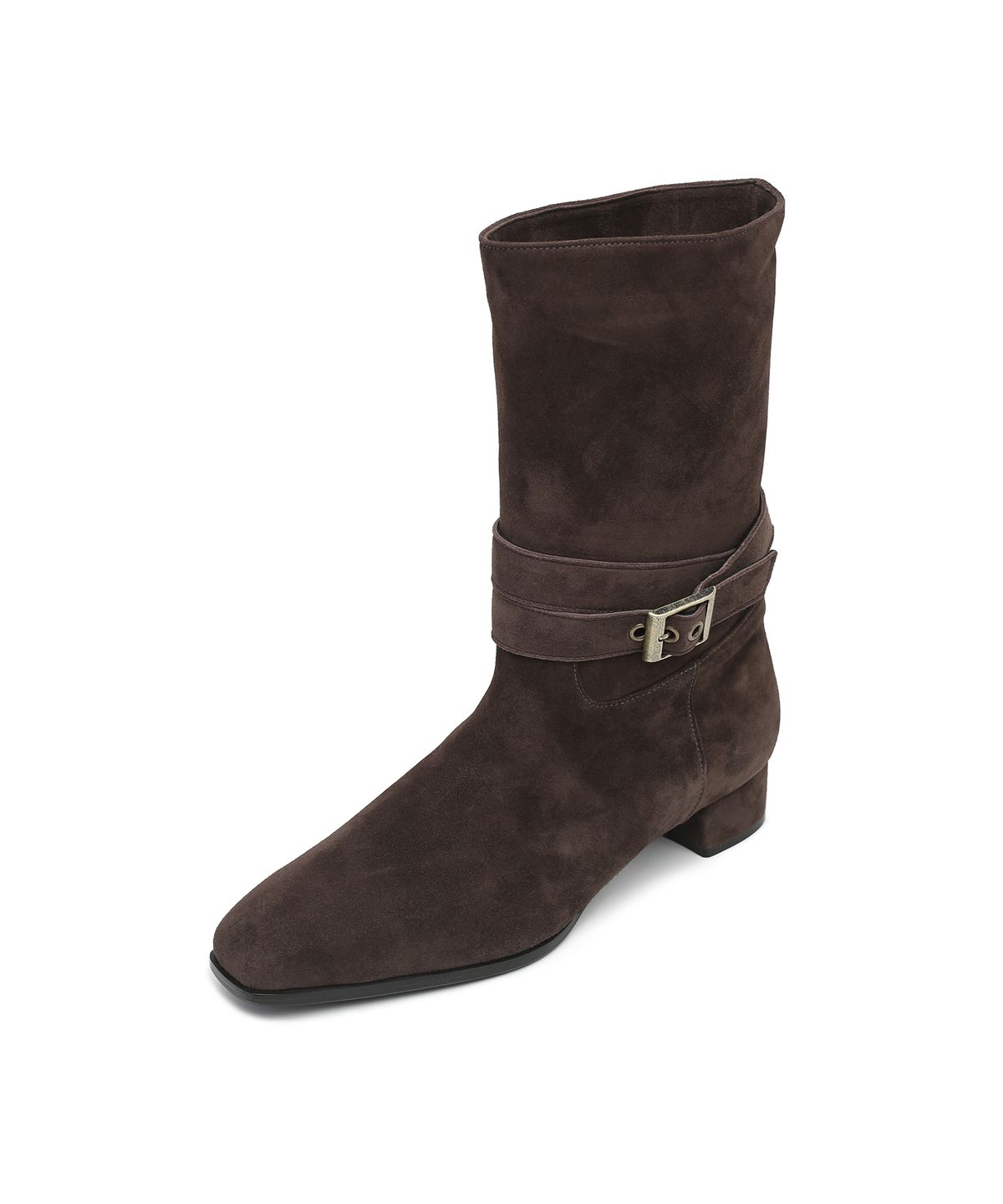 앤버터럼(ANDBUTTERUM) Sonnet_Middle Boots_Deep Boewn(BF5CBH24DB)
