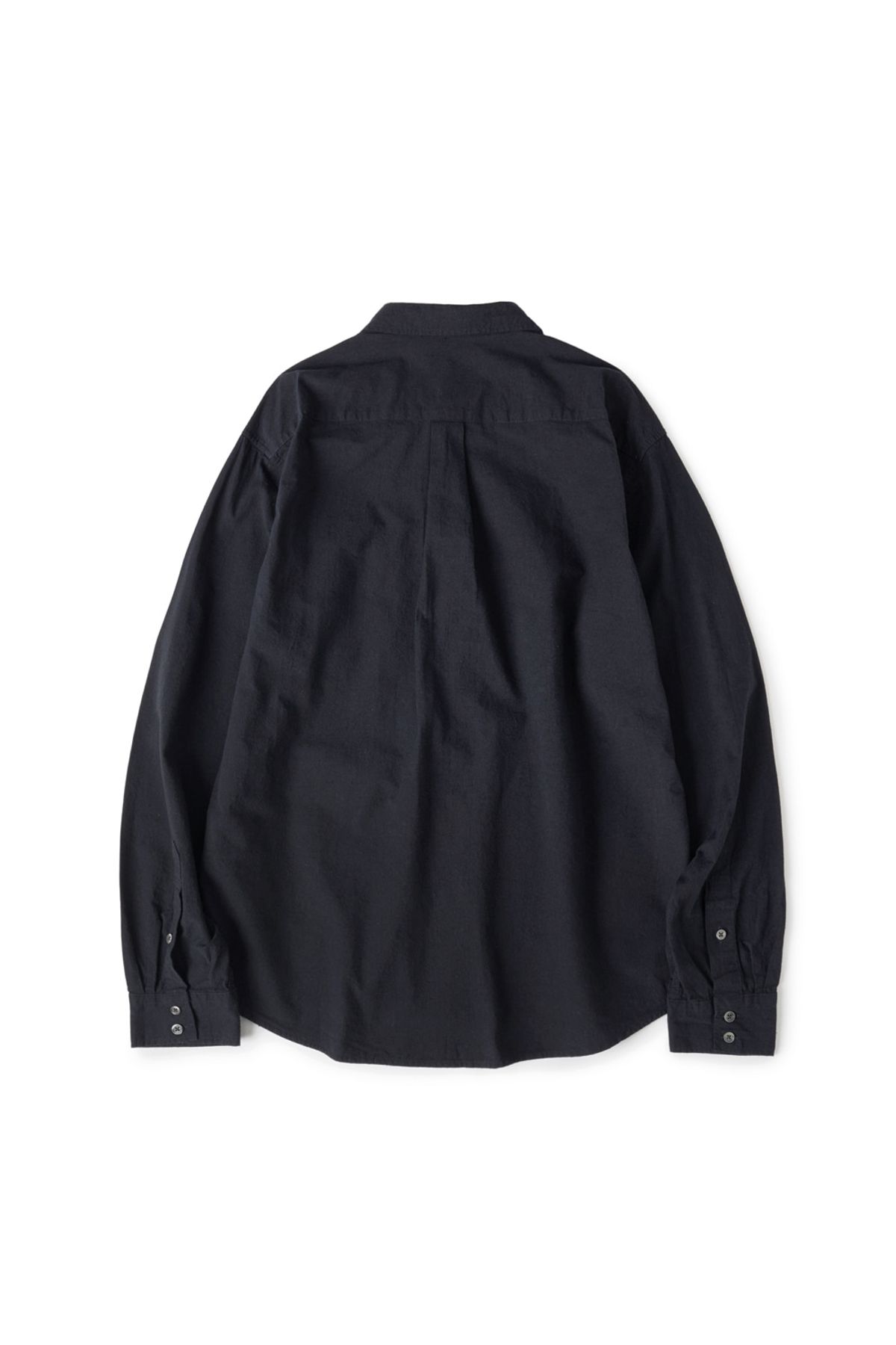 해칭룸(HATCHINGROOM) Rana Shirt Silk Nep Black